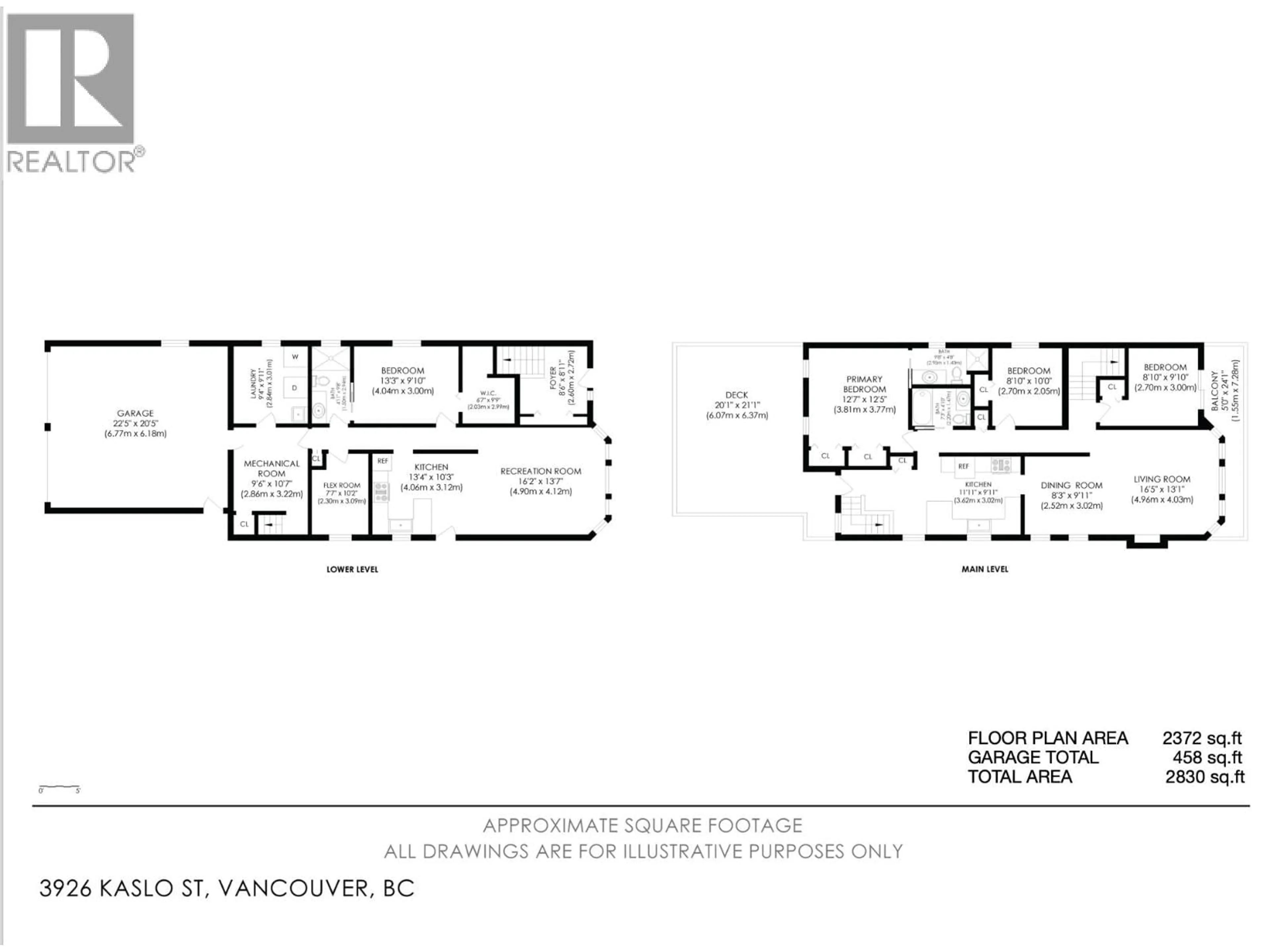 Floor plan for 3926 KASLO STREET, Vancouver British Columbia V5R2B3