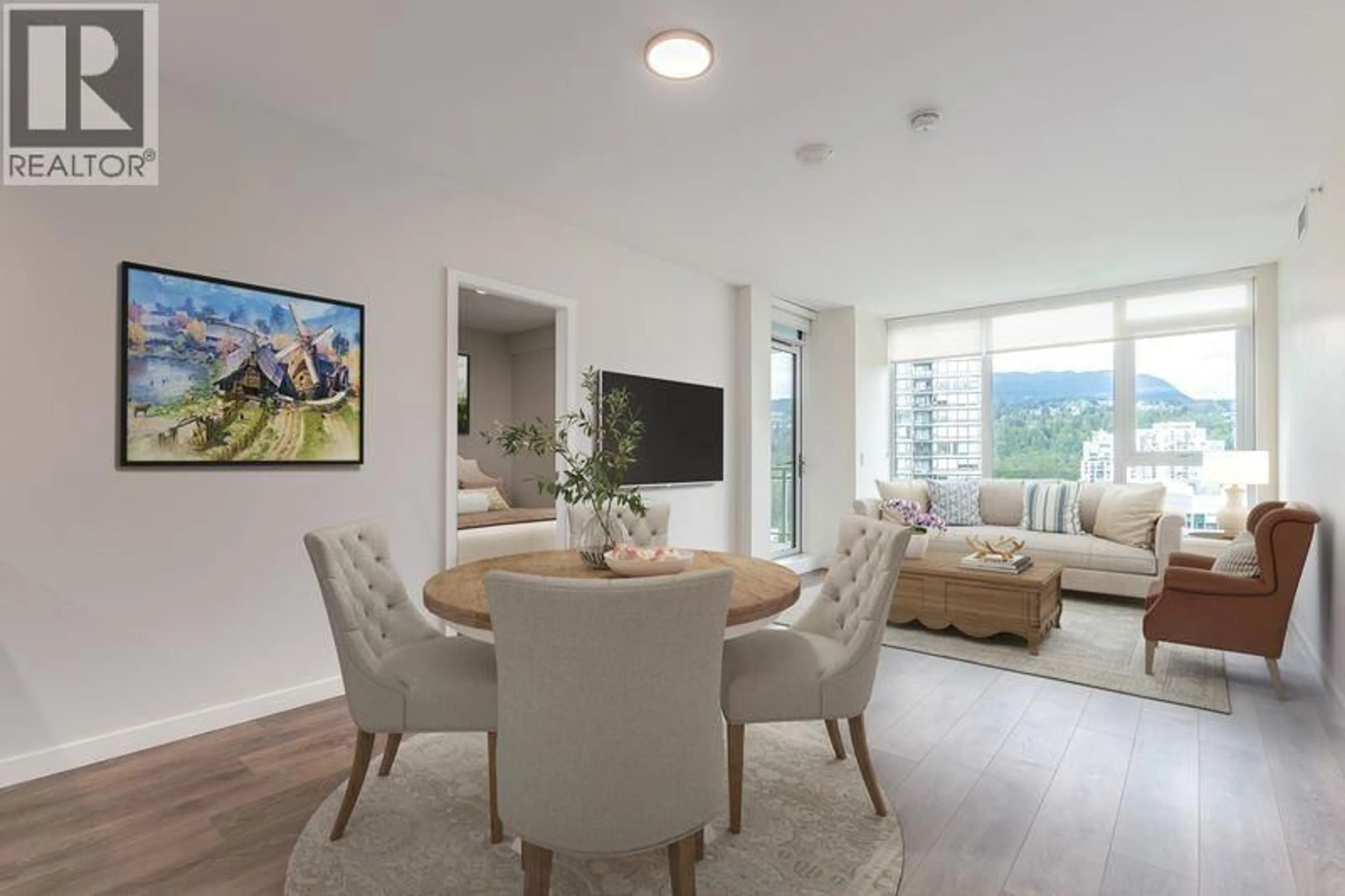 Living room with furniture, unknown for 1601 - 308 MORRISSEY ROAD, Port Moody British Columbia V3H0M2