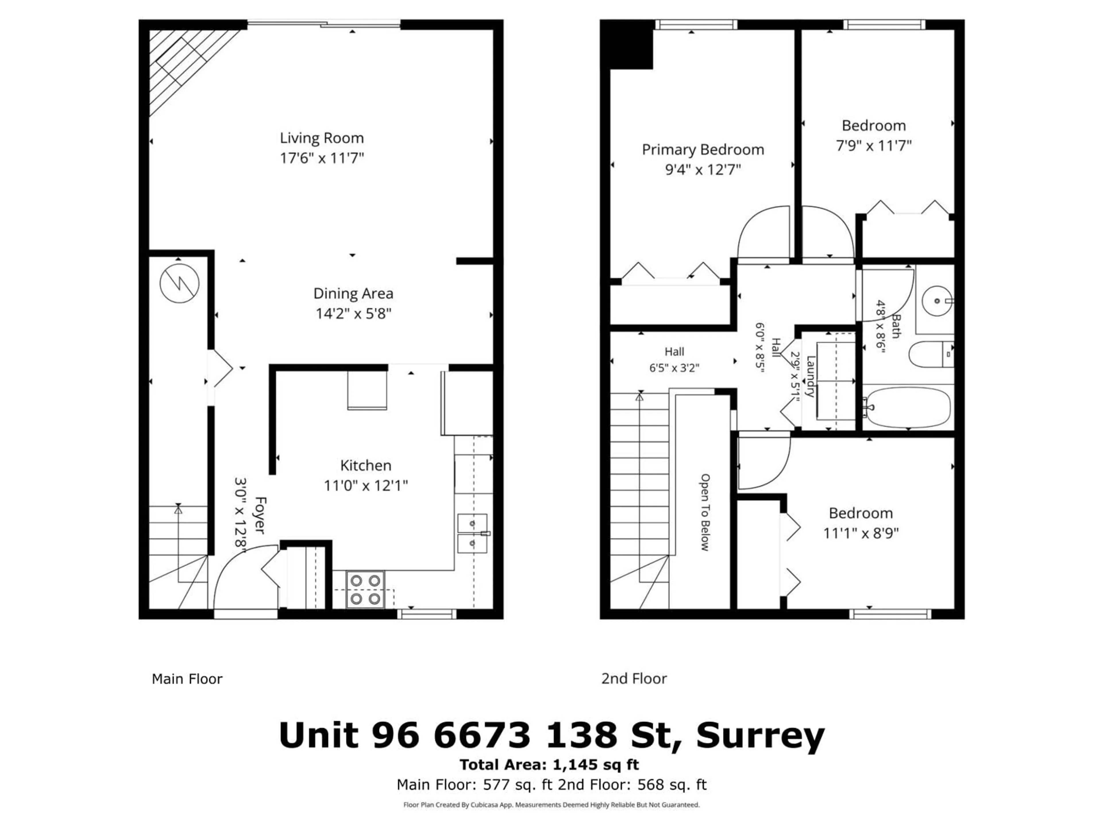 Floor plan for 96 - 6673 138 STREET, Surrey British Columbia V3W5G7
