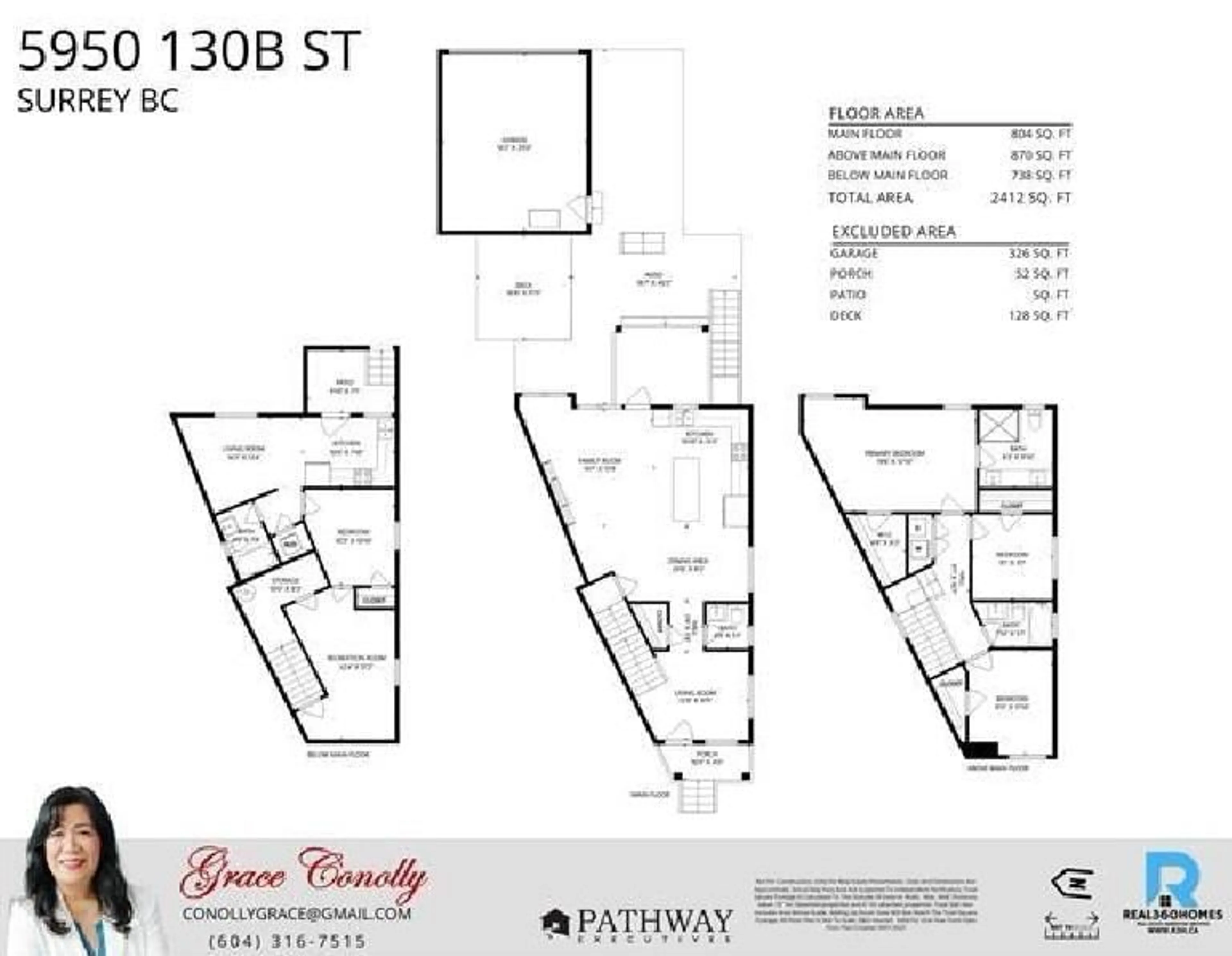 Floor plan for 5950 130B STREET, Surrey British Columbia V3X0G5