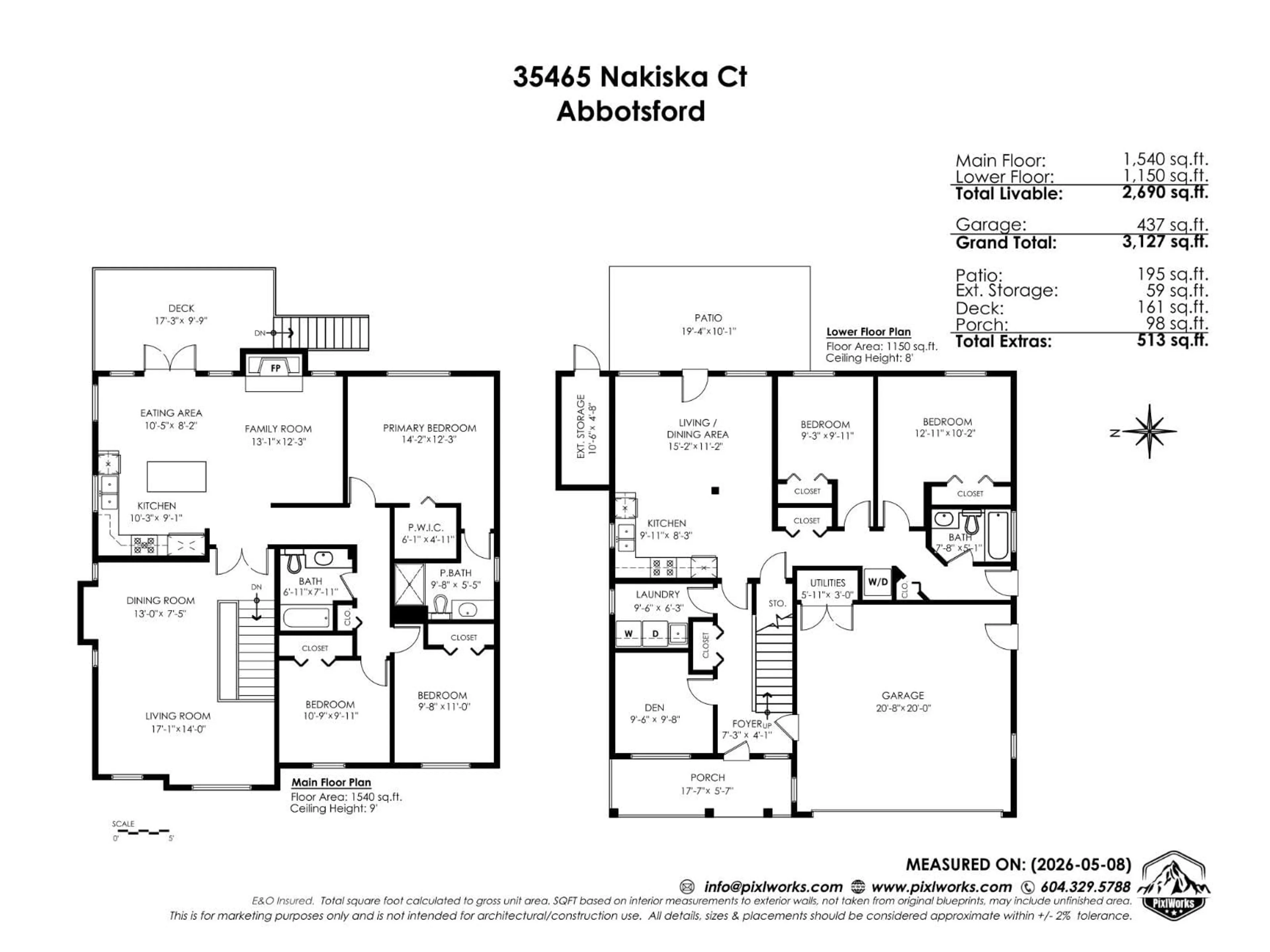 Floor plan for 35465 NAKISKA COURT, Abbotsford British Columbia V3G1J6
