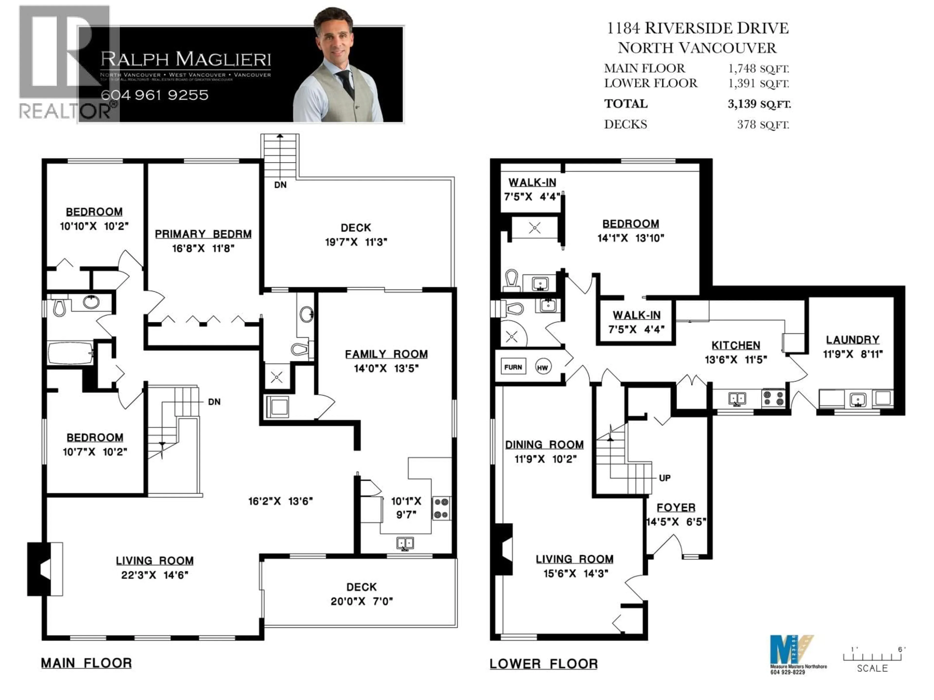 Floor plan for 1184 RIVERSIDE DRIVE, North Vancouver British Columbia V7H1V5