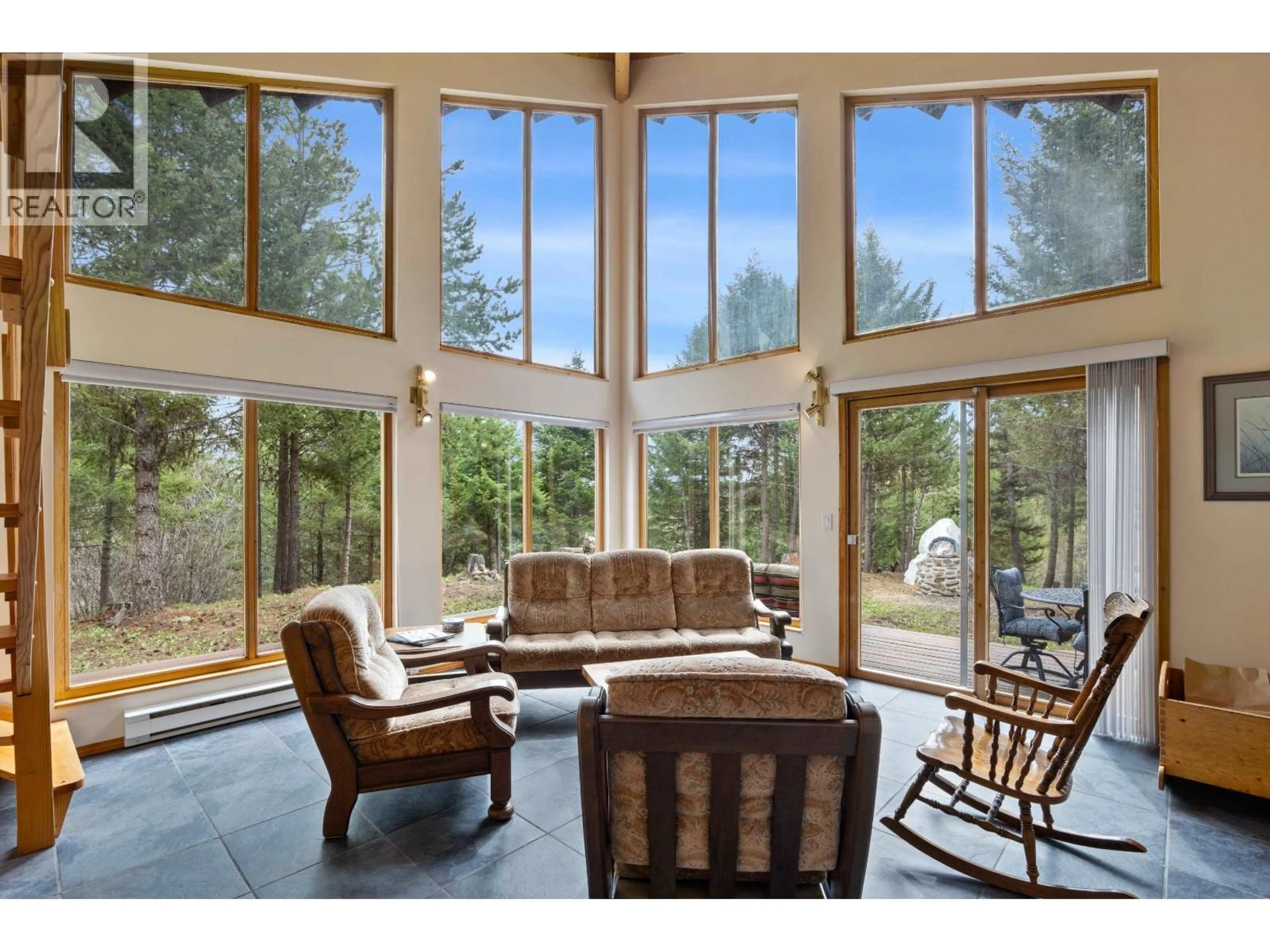 Living room with furniture, unknown for 7815 BELL ROAD, Bridge Lake British Columbia V0K1X2