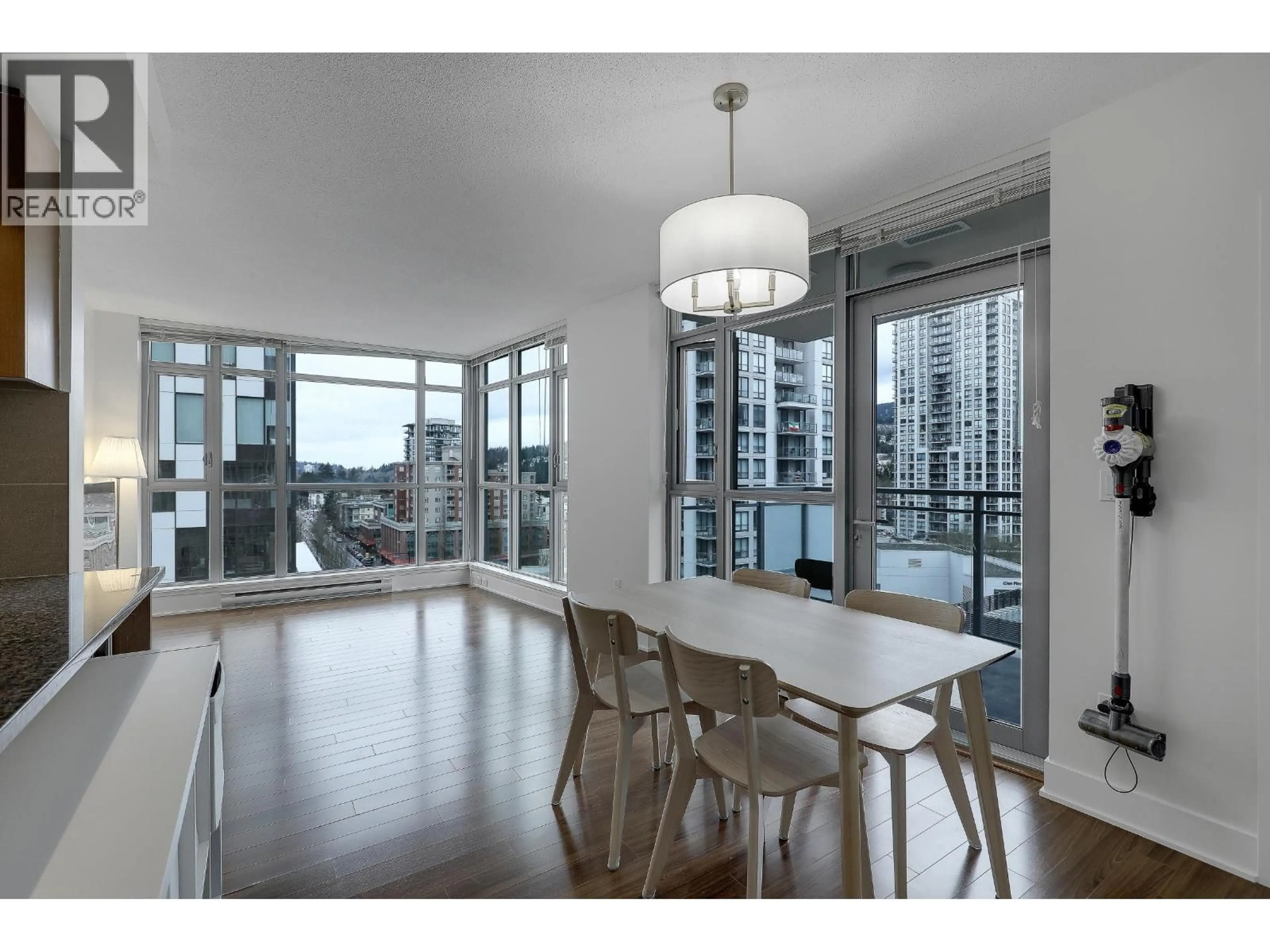 Dining room, wood/laminate floor for 1002 - 3008 GLEN DRIVE, Coquitlam British Columbia V3B0J5