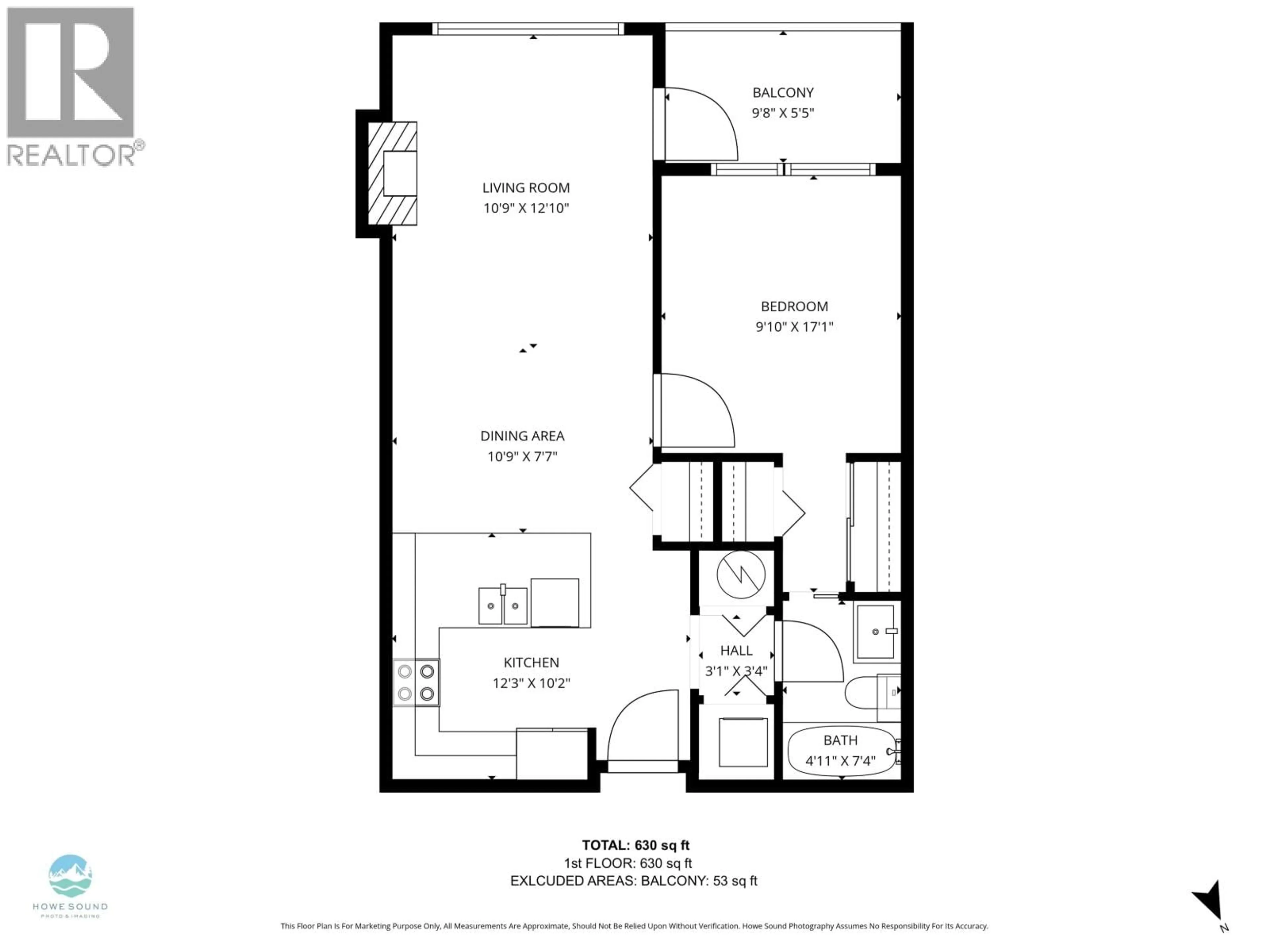 Floor plan for 203 - 38003 SECOND AVENUE, Squamish British Columbia V8B0C4
