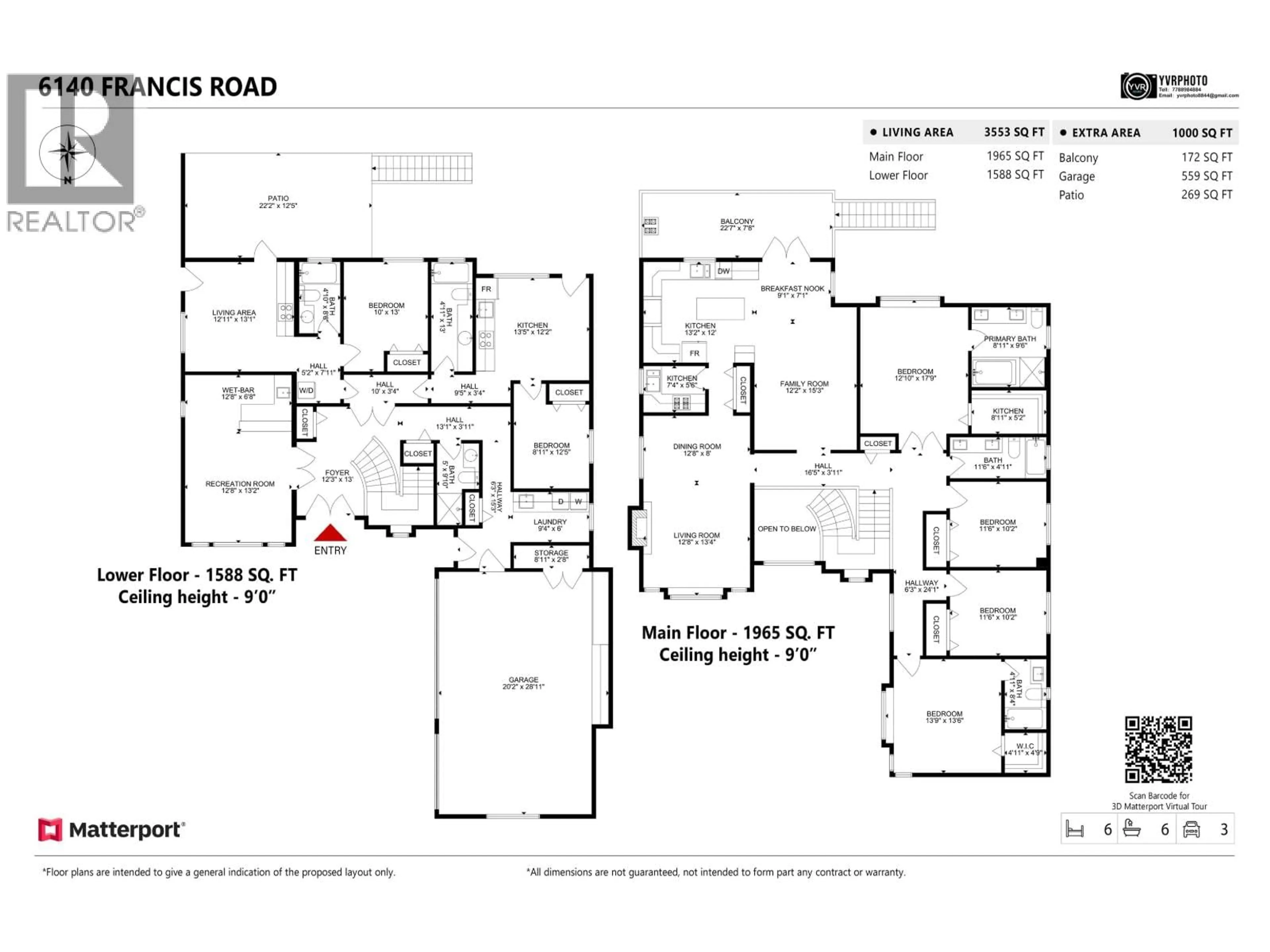 Floor plan for 6140 FRANCIS ROAD, Richmond British Columbia V7C1K5
