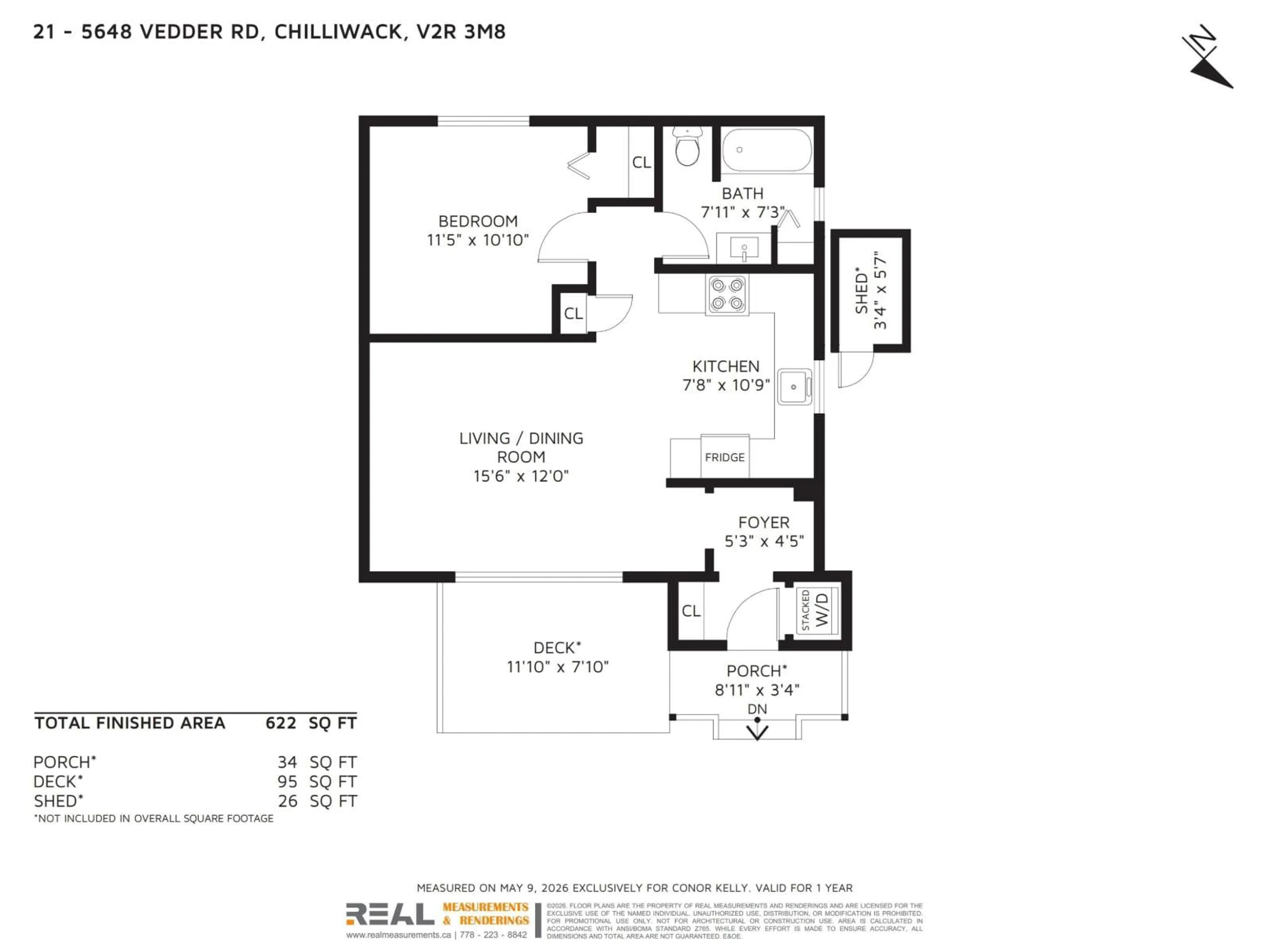 Floor plan for 21 - 5648 VEDDER ROAD, Chilliwack British Columbia V2R3M8