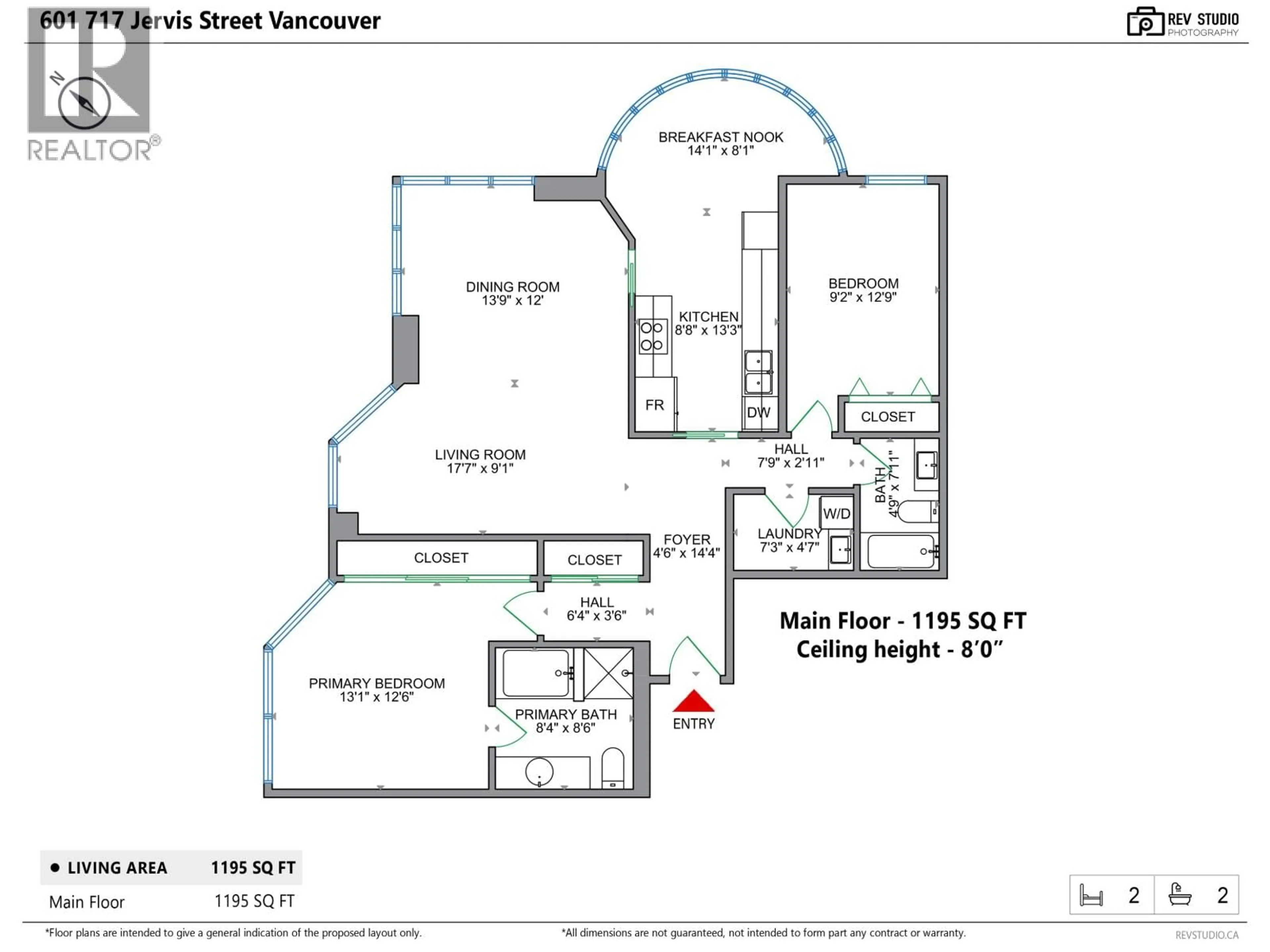 Floor plan for 601 - 717 JERVIS STREET, Vancouver British Columbia V6E4L5