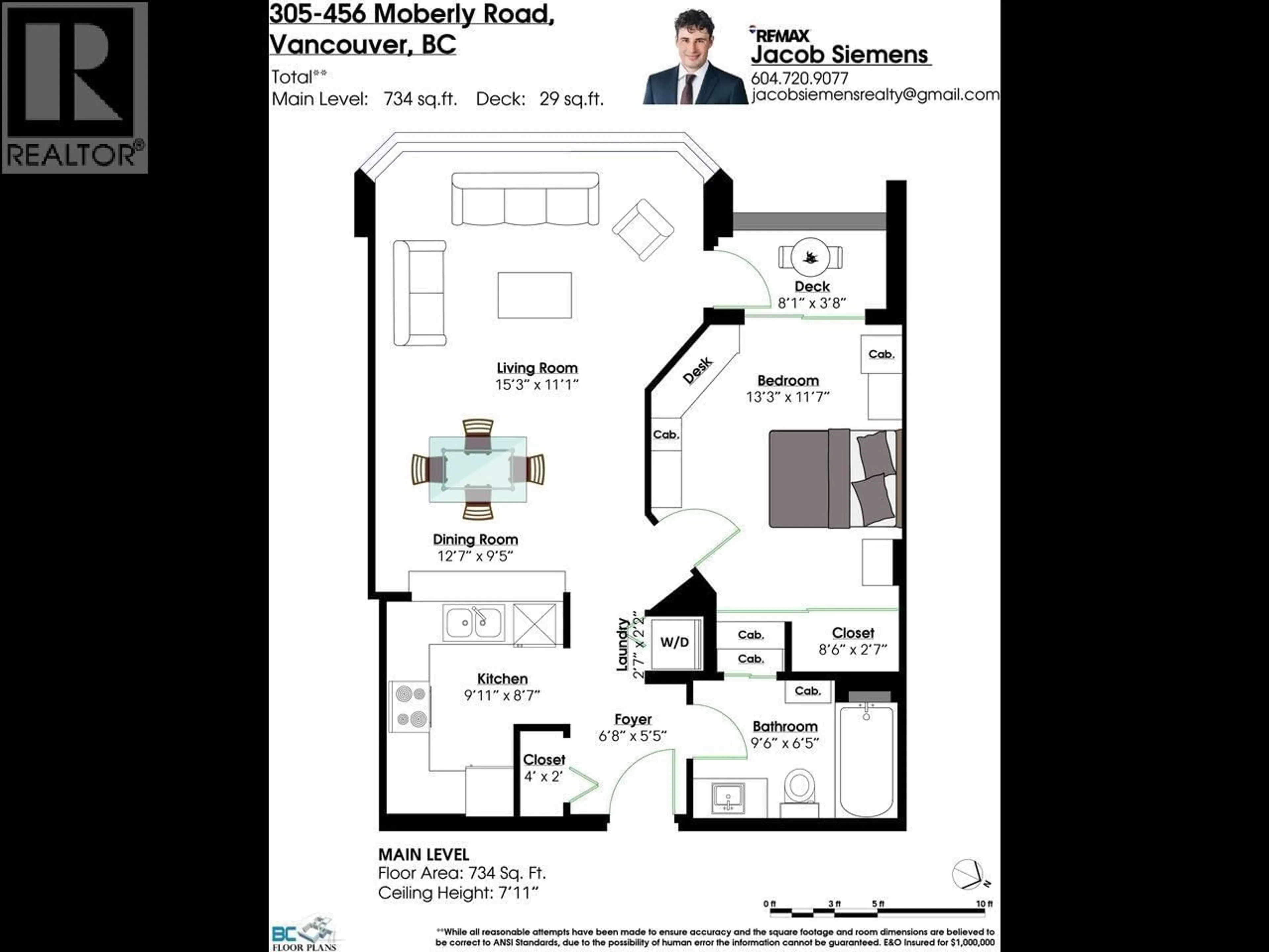 Floor plan for 305 - 456 MOBERLY ROAD, Vancouver British Columbia V5Z4L7