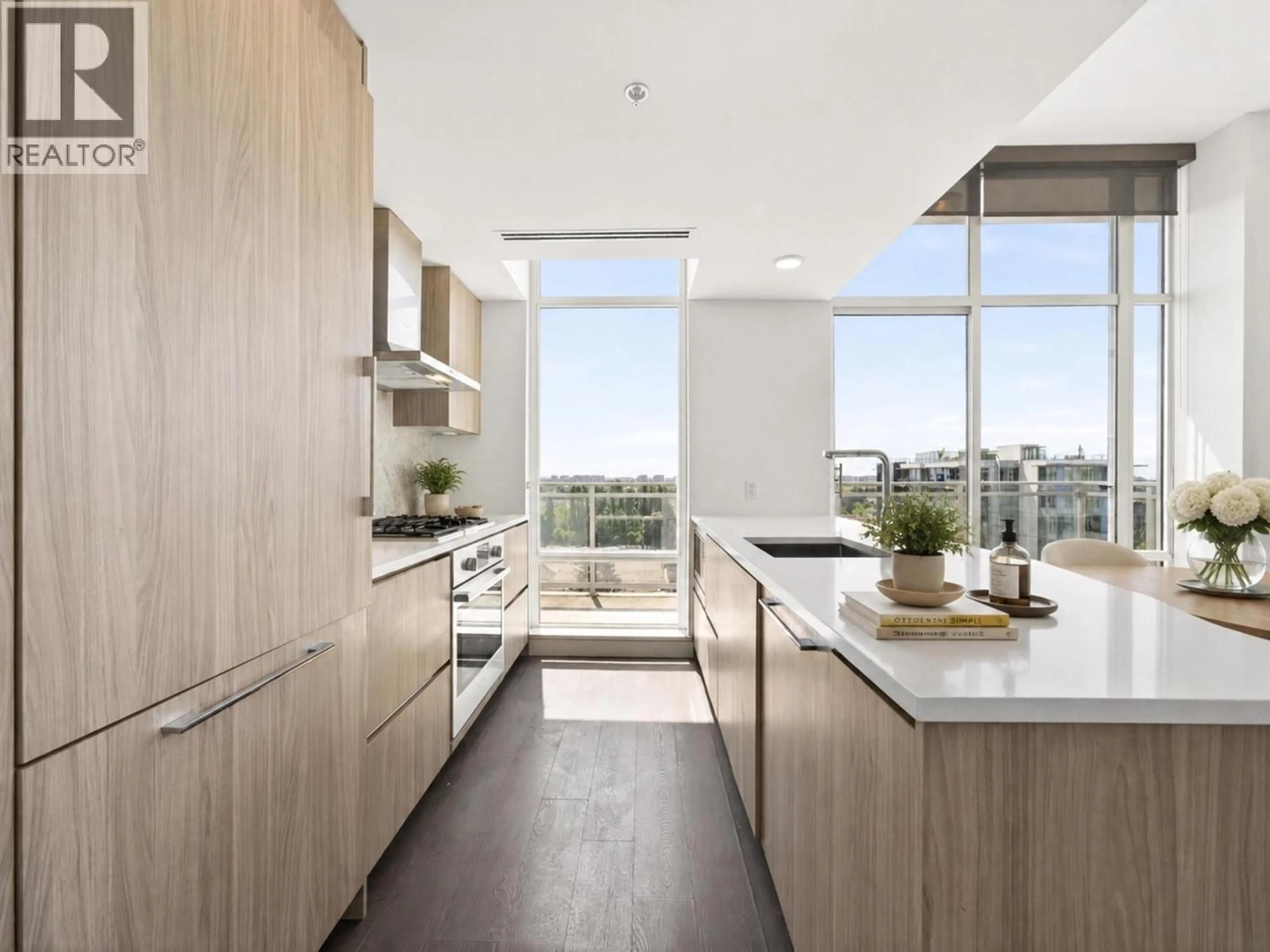 Contemporary kitchen, unknown for 1901 - 8800 HAZELBRIDGE WAY, Richmond British Columbia V6X1P6