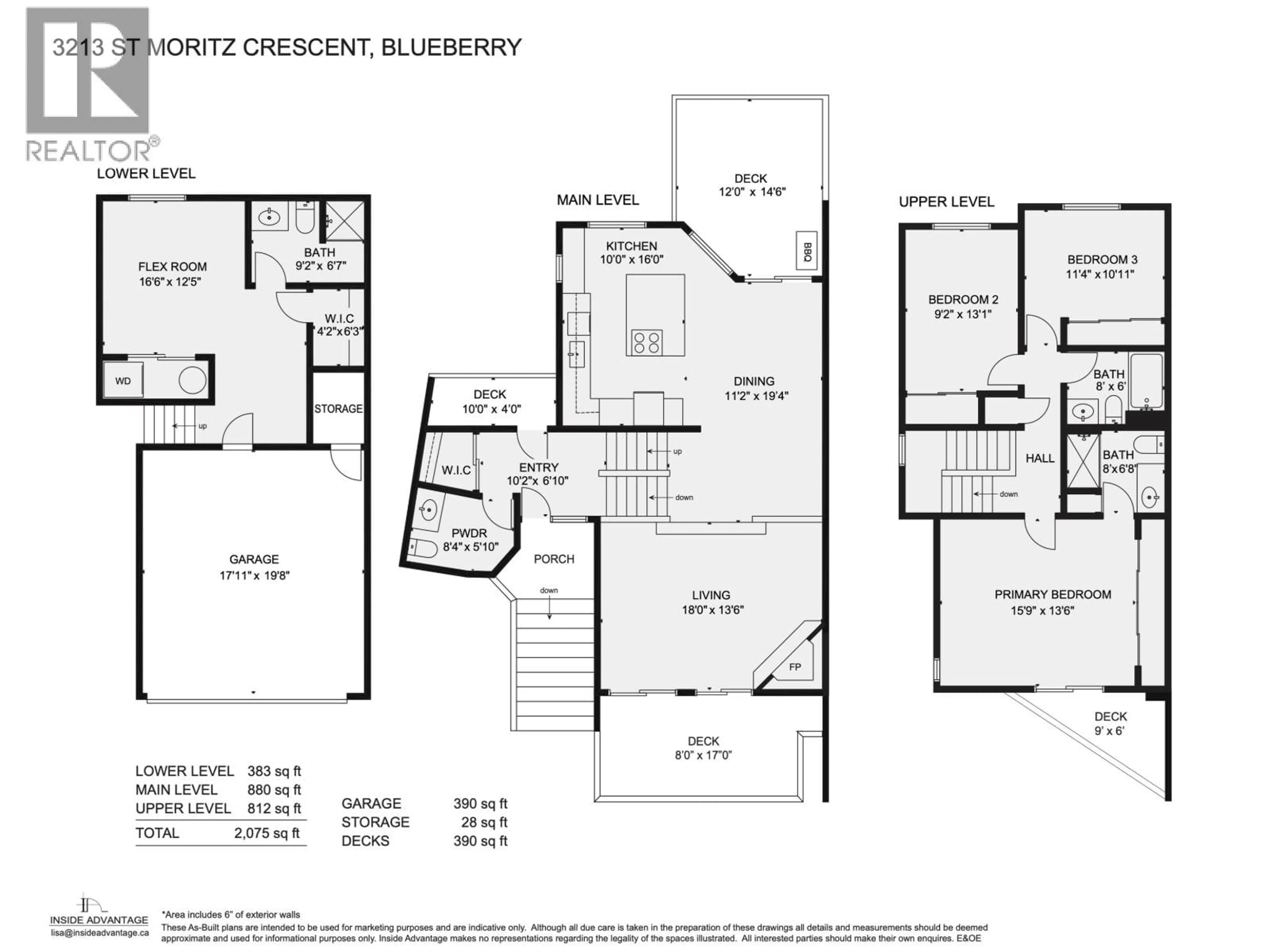 Floor plan for 3123 ST MORITZ CRESCENT, Whistler British Columbia V8E0V8