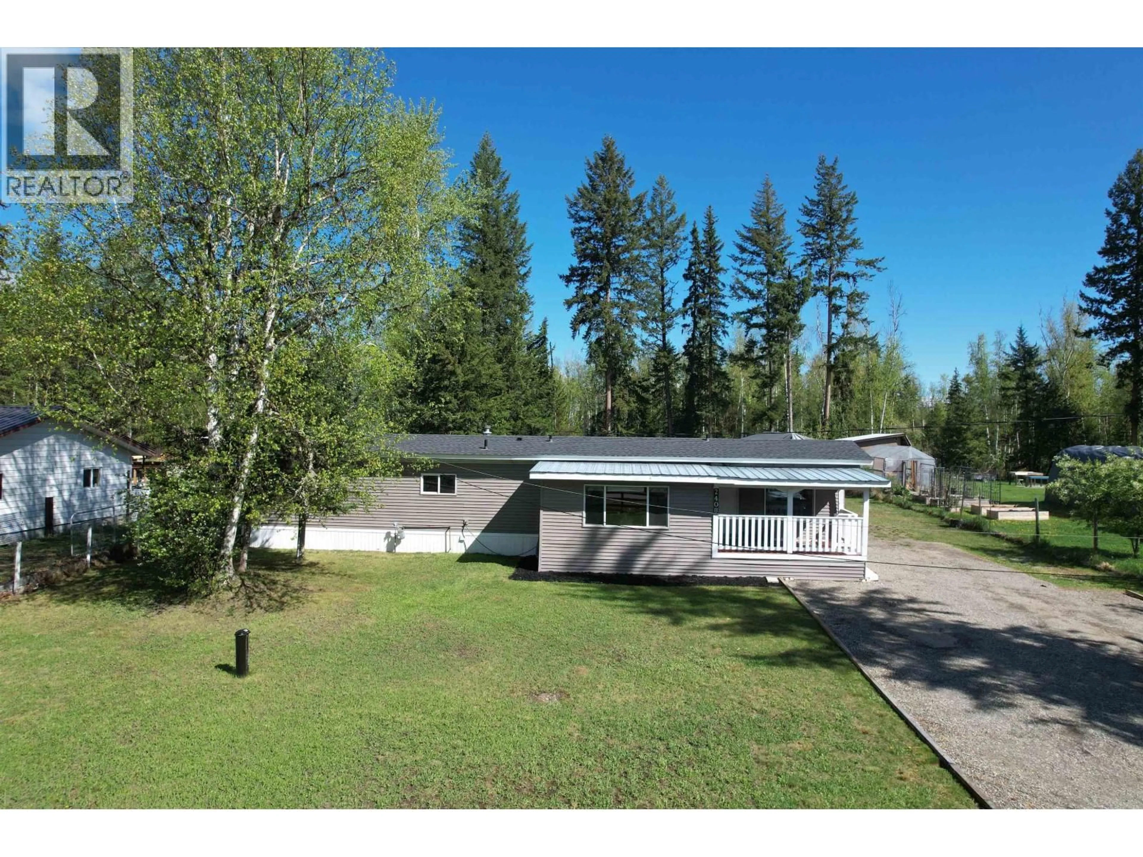 A pic from outside/outdoor area/front of a property/back of a property/a pic from drone, unknown for 2408 TANOKA ROAD, Quesnel British Columbia V2J7B8