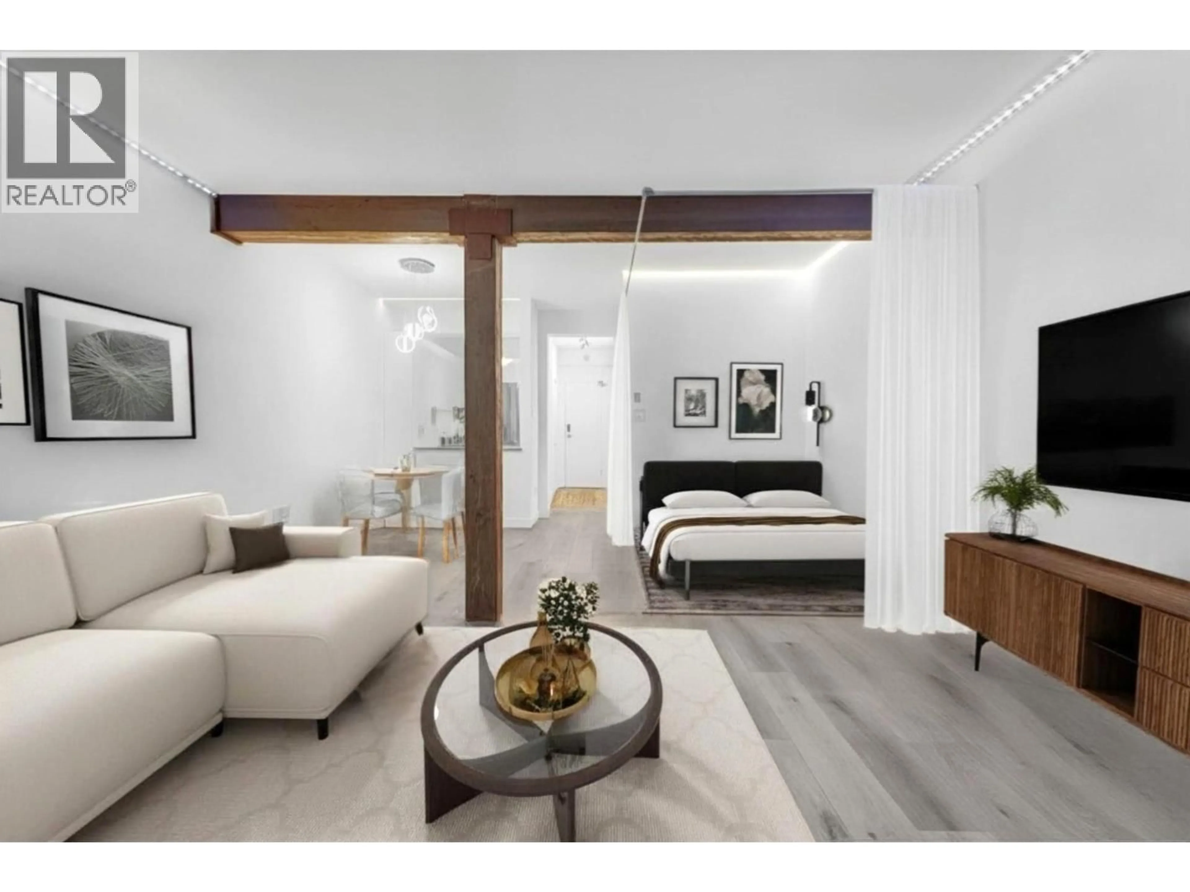 Living room with furniture, unknown for 207 - 1655 NELSON STREET, Vancouver British Columbia V6G1M4