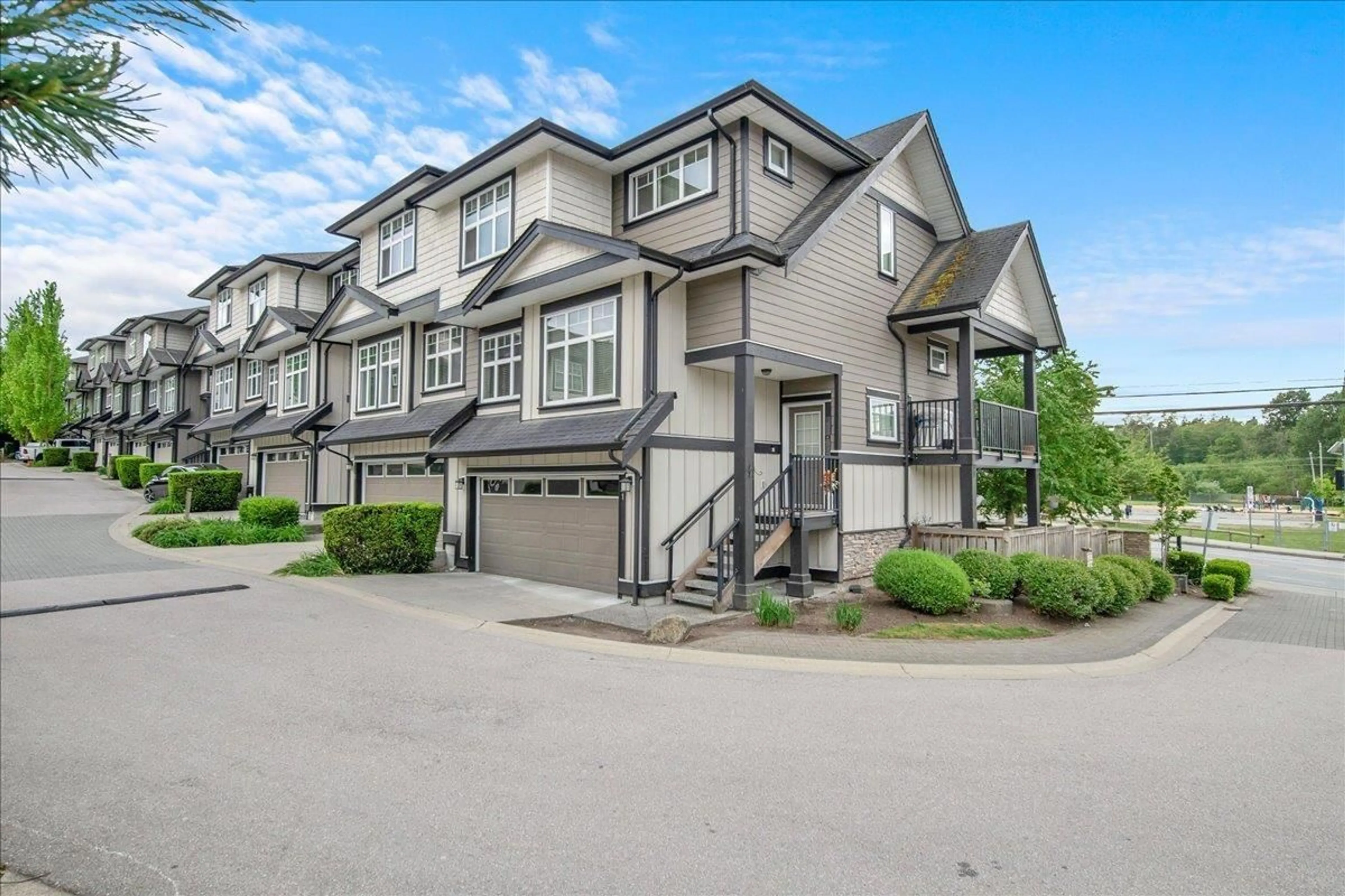 A pic from outside/outdoor area/front of a property/back of a property/a pic from drone, street for 1 - 6350 142 STREET, Surrey British Columbia V3X1B8