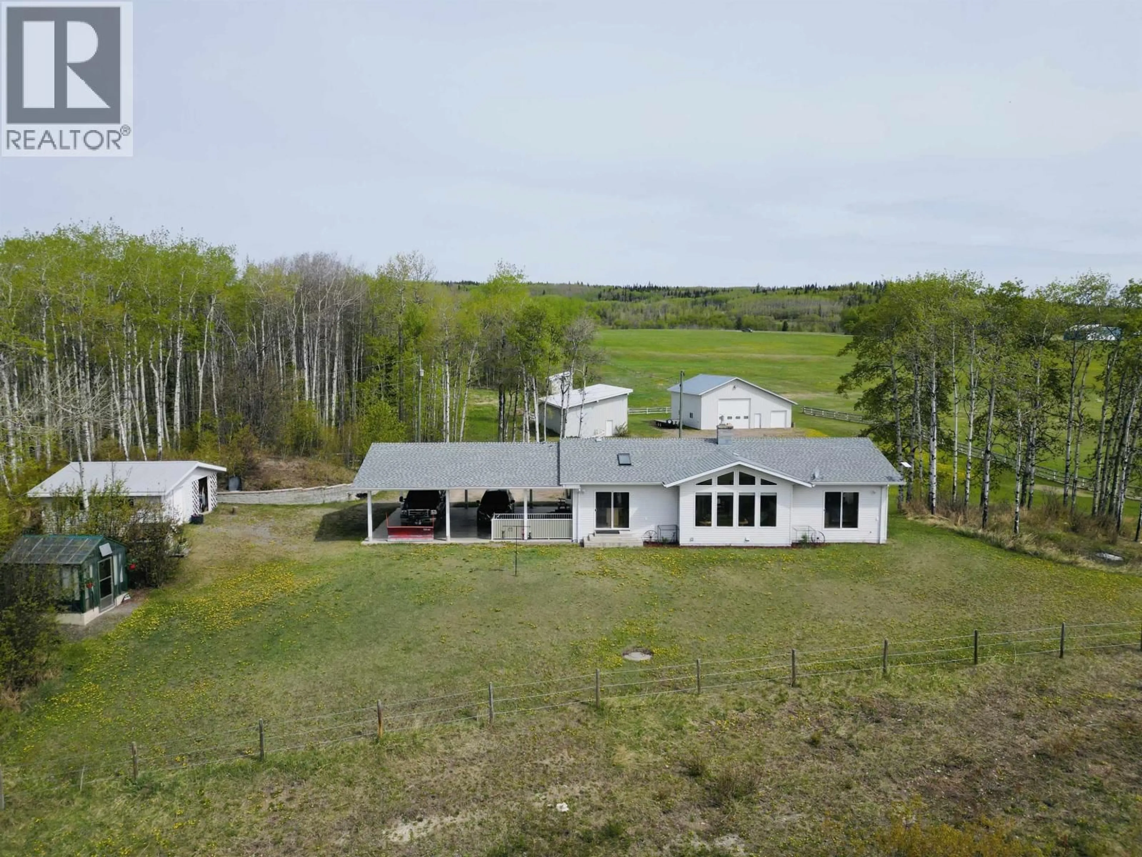 A pic from outside/outdoor area/front of a property/back of a property/a pic from drone, building for 7120 BROWN ROAD, Burns Lake British Columbia V0J1E2