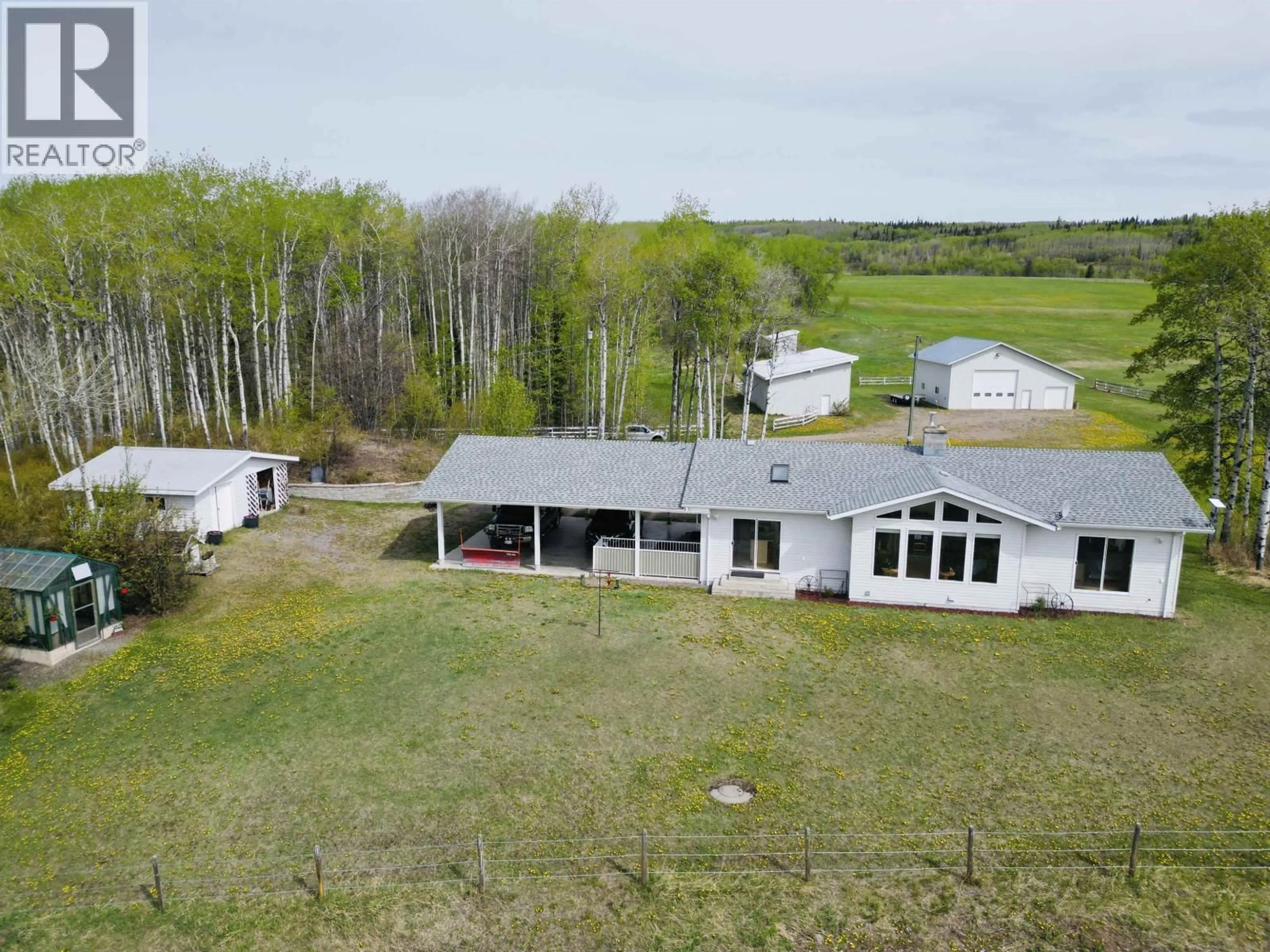 A pic from outside/outdoor area/front of a property/back of a property/a pic from drone, building for 7120 BROWN ROAD, Burns Lake British Columbia V0J1E2