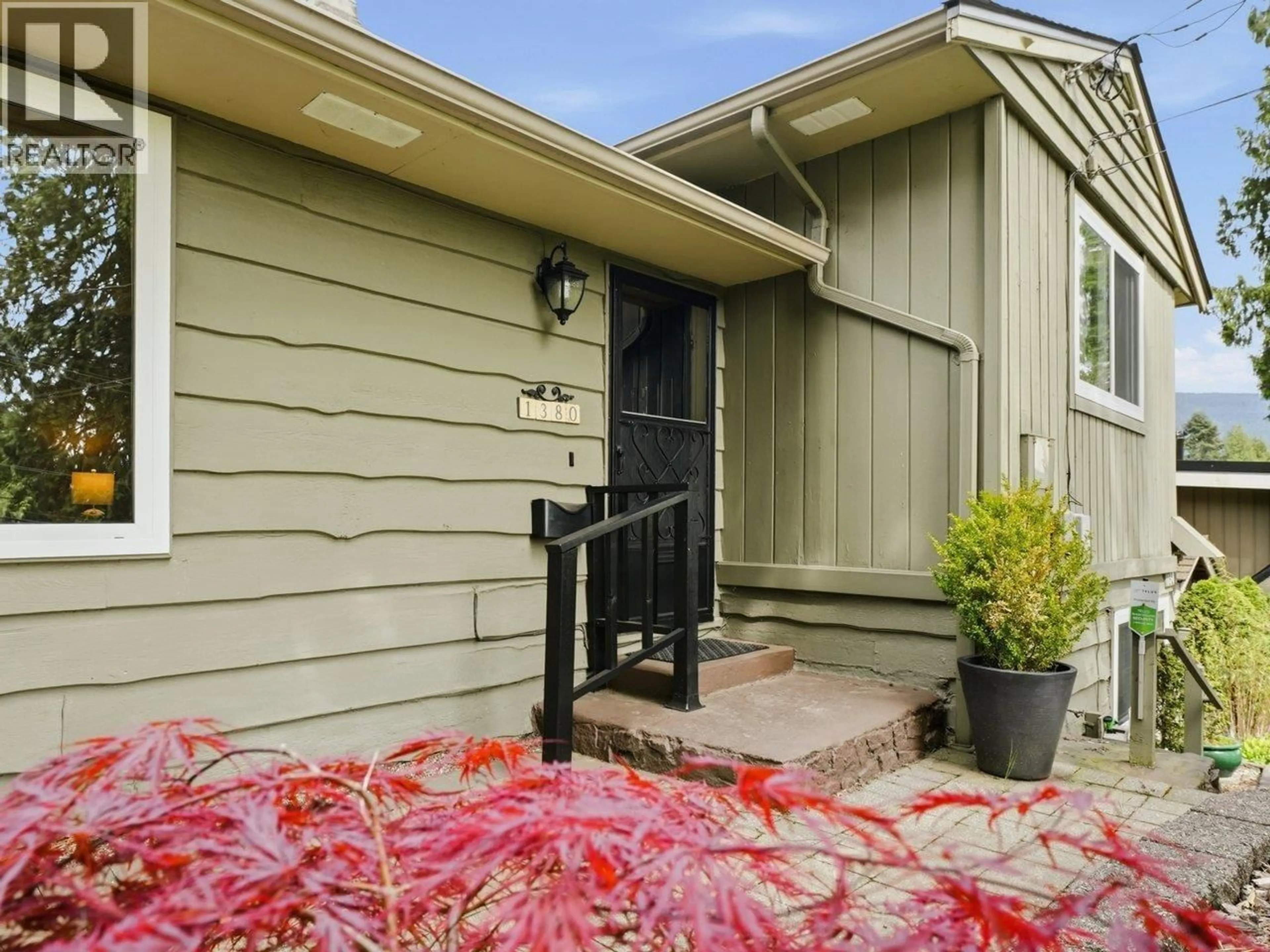 Home with vinyl exterior material, street for 1380 COLEMAN STREET, North Vancouver British Columbia V7K1W6