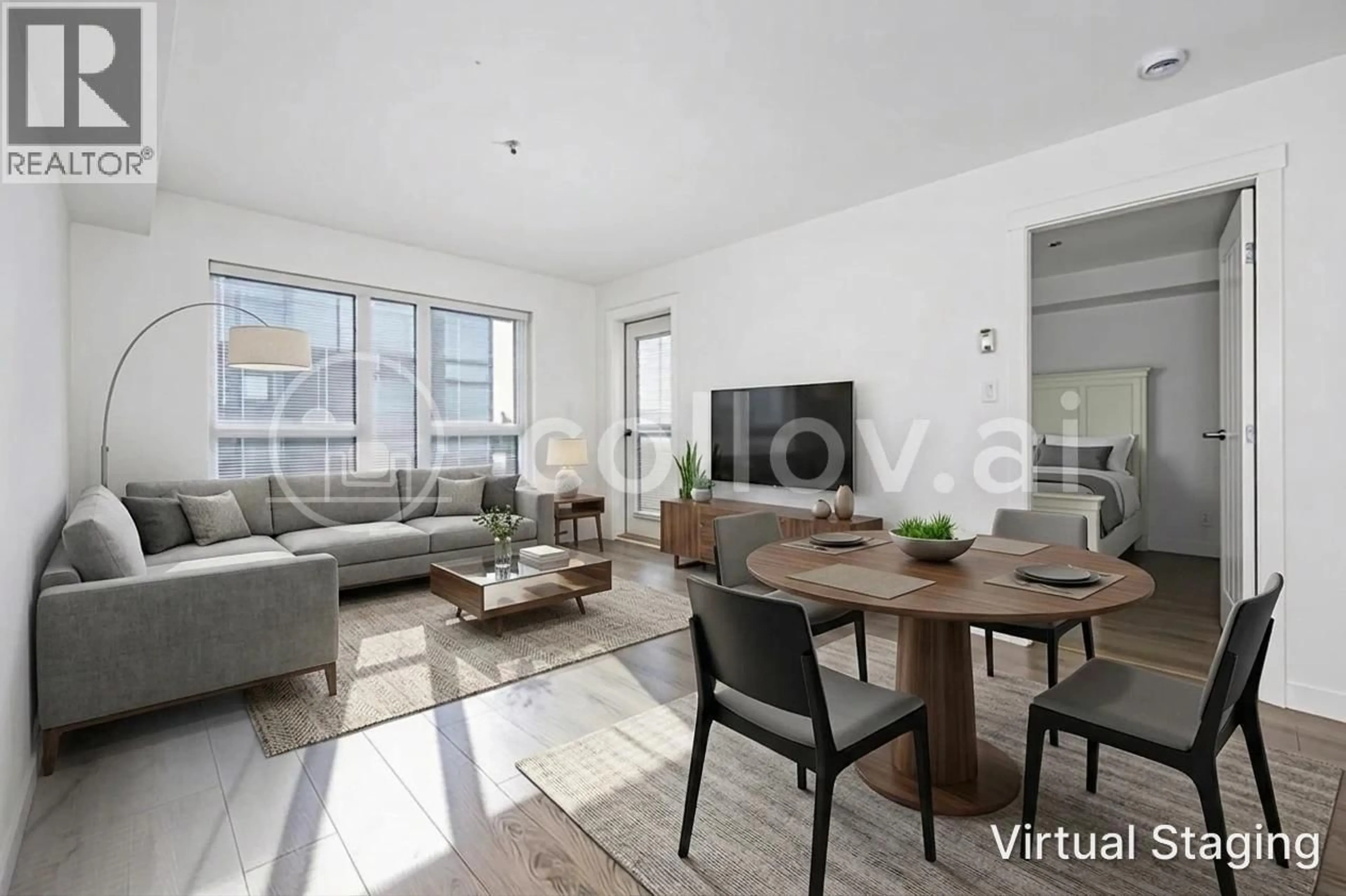 Living room with furniture, unknown for 313 - 10880 NO. 5 ROAD, Richmond British Columbia V6W0B3