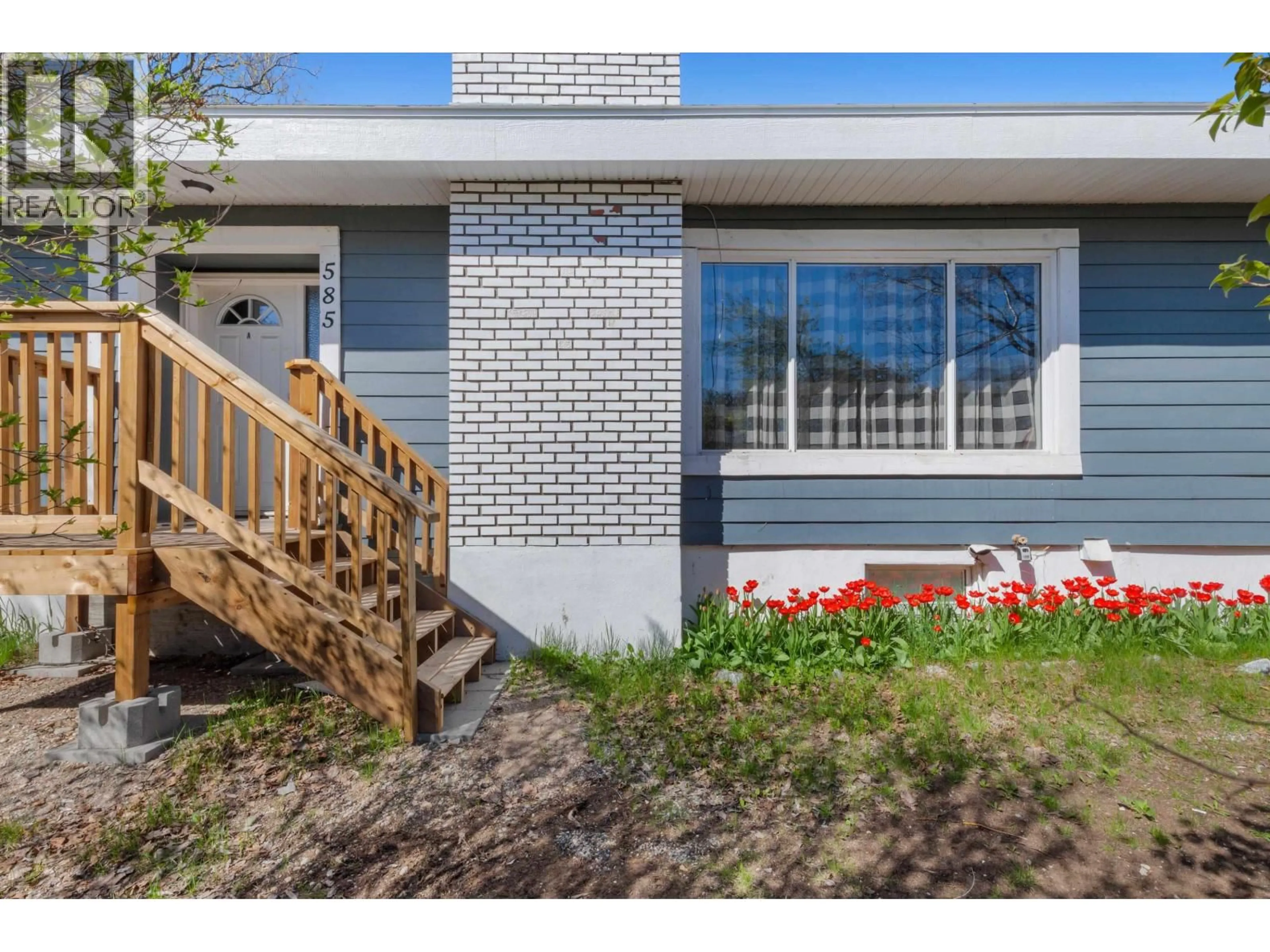 Home with brick exterior material, street for 585 GILLETT STREET, Prince George British Columbia V2M2T8