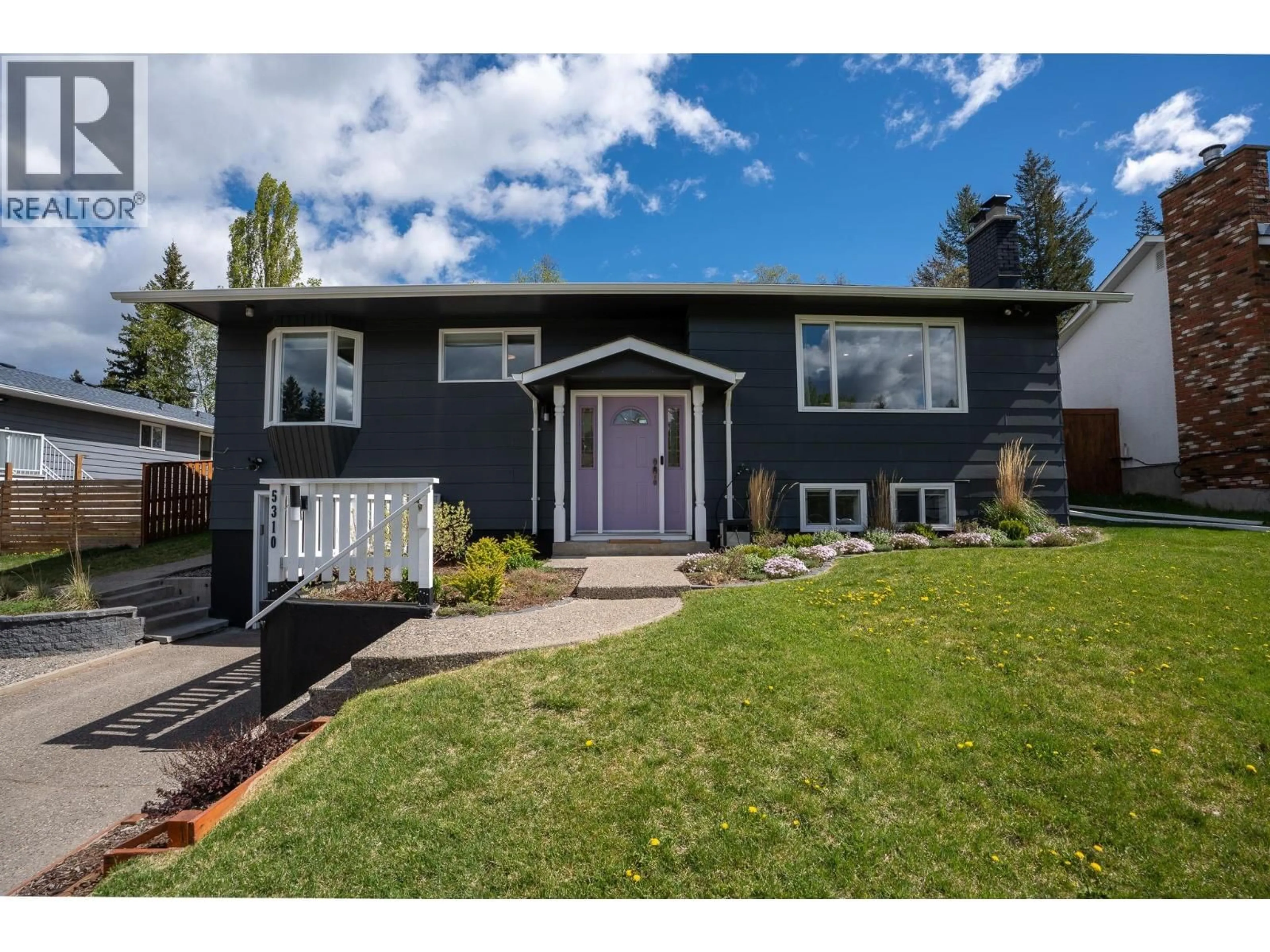 Home with vinyl exterior material, street for 5310 YORK DRIVE, Prince George British Columbia V2N2A5