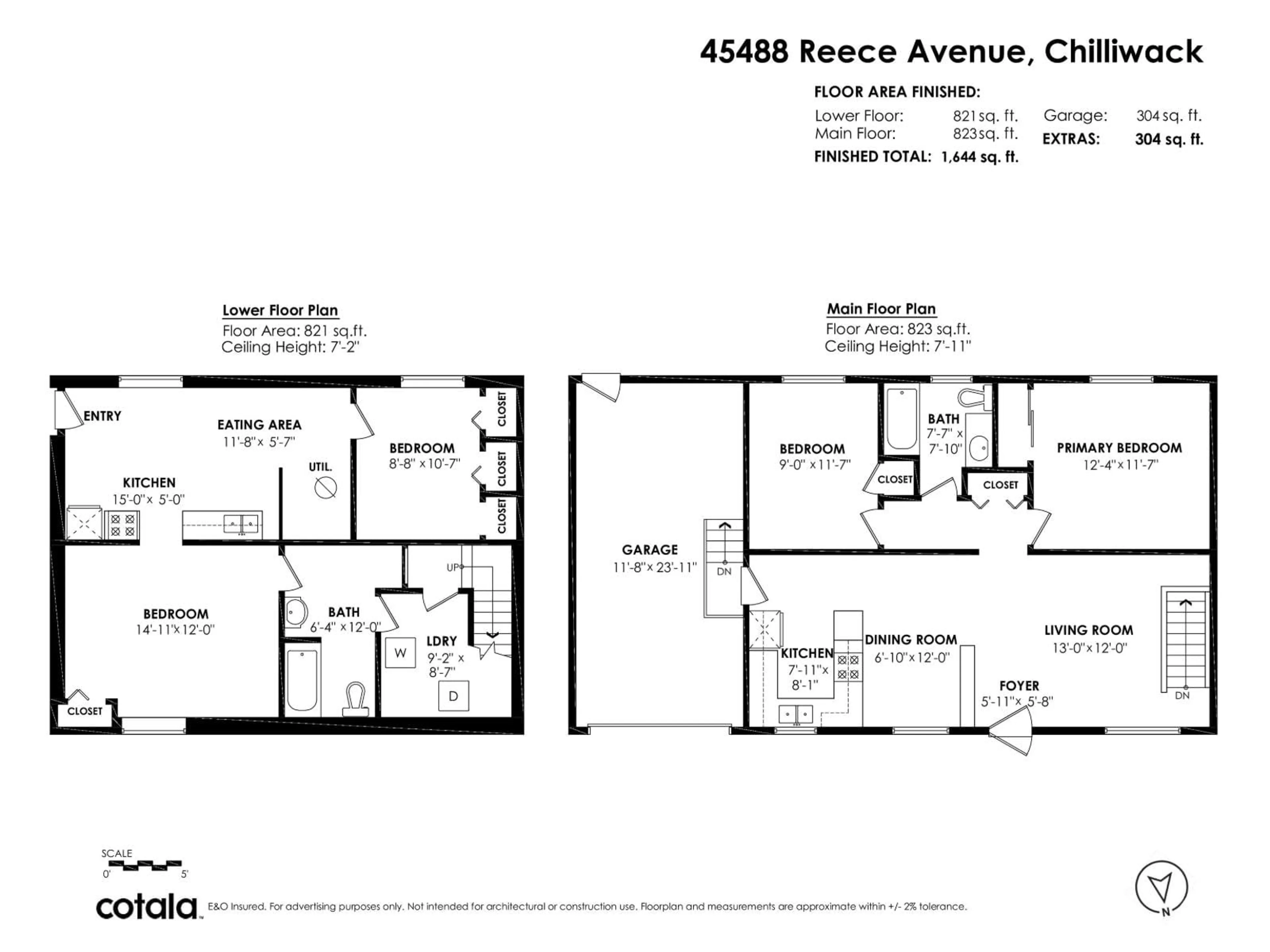 Floor plan for 45488 REECE AVENUE, Chilliwack British Columbia V2P3A3