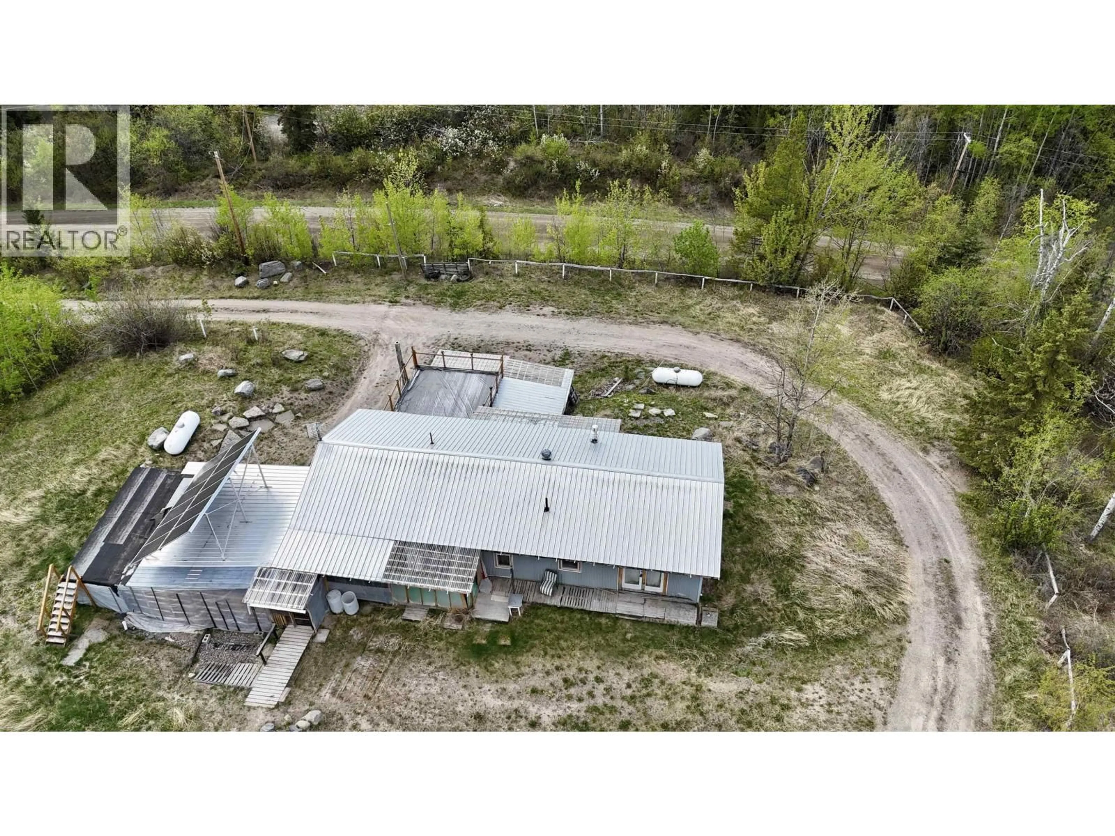 A pic from outside/outdoor area/front of a property/back of a property/a pic from drone, building for 2216 WESTGATE WAY, Fort Fraser British Columbia V0J1N0