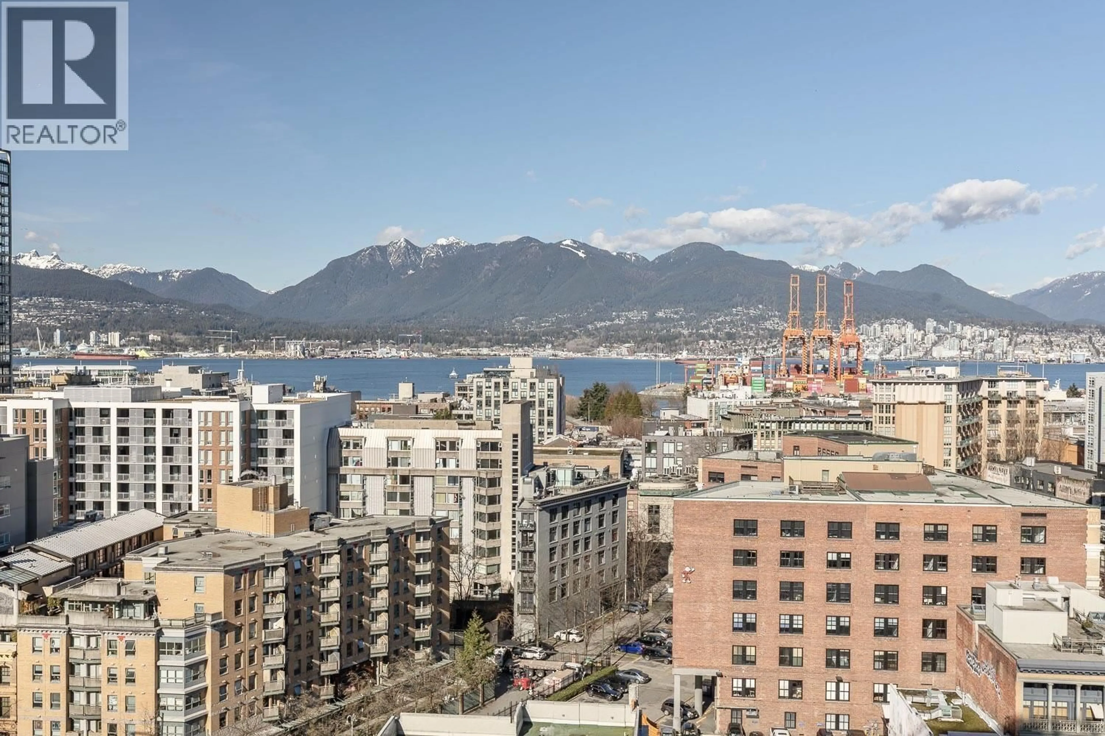 Balcony in the apartment, city buildings view from balcony for 1905 - 550 TAYLOR STREET, Vancouver British Columbia V6B1R1