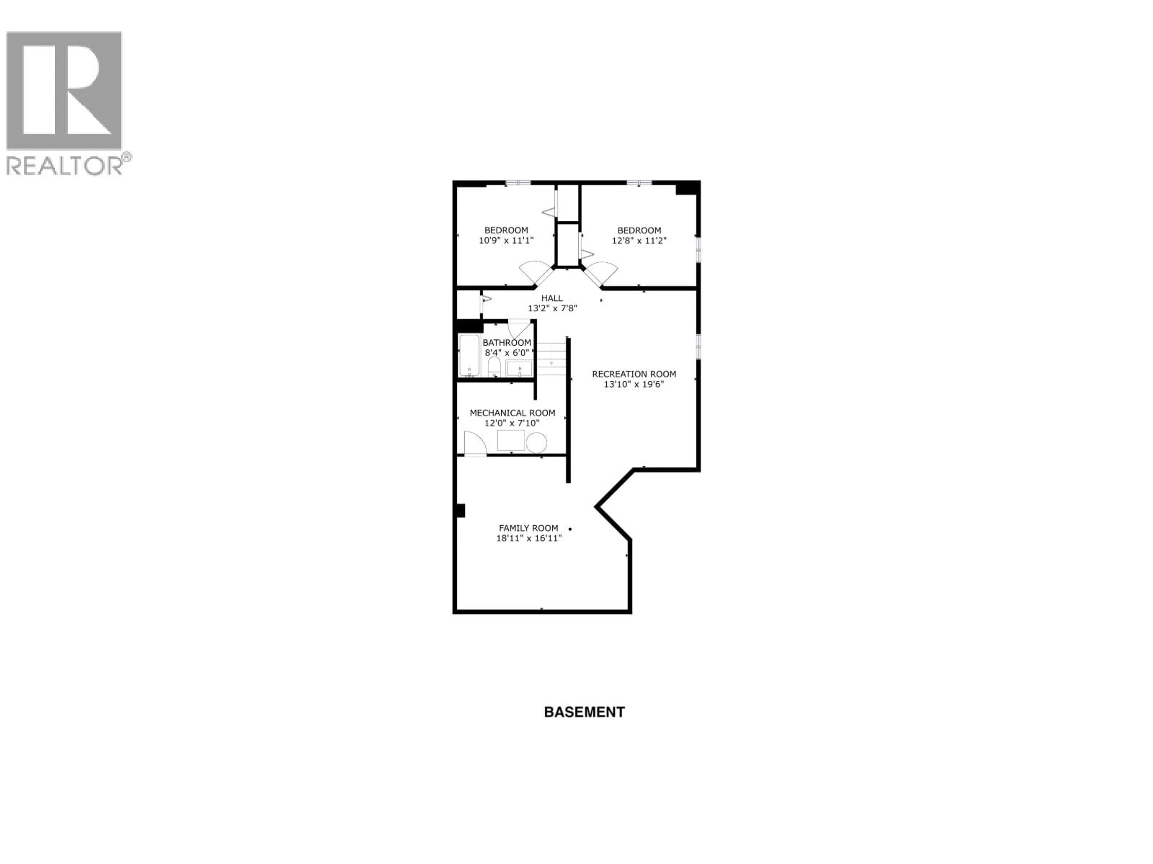 Floor plan for A - 10007 111 AVENUE, Fort St. John British Columbia V1J4S6