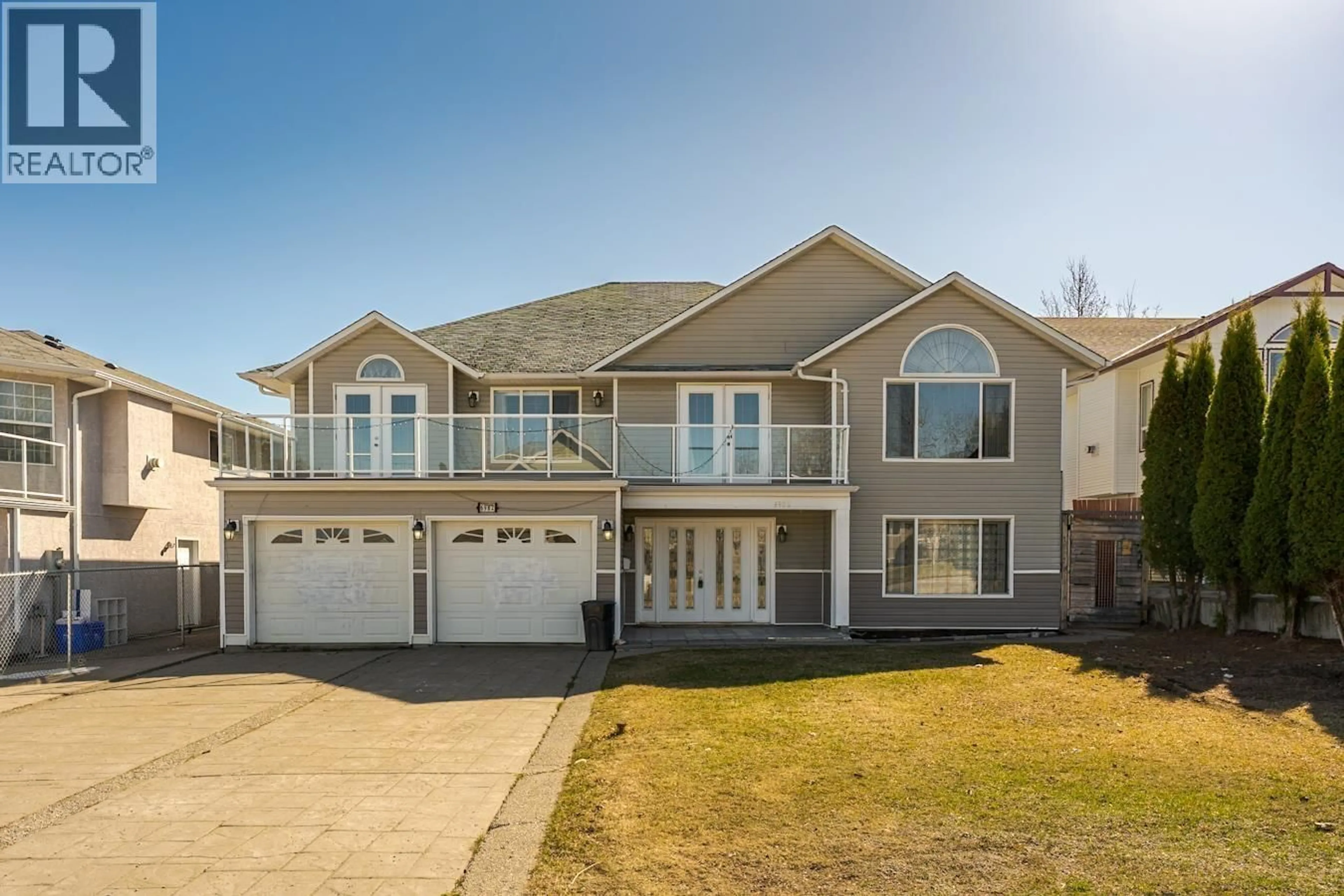 Home with vinyl exterior material, street for 6982 EUGENE ROAD, Prince George British Columbia V2N5P6