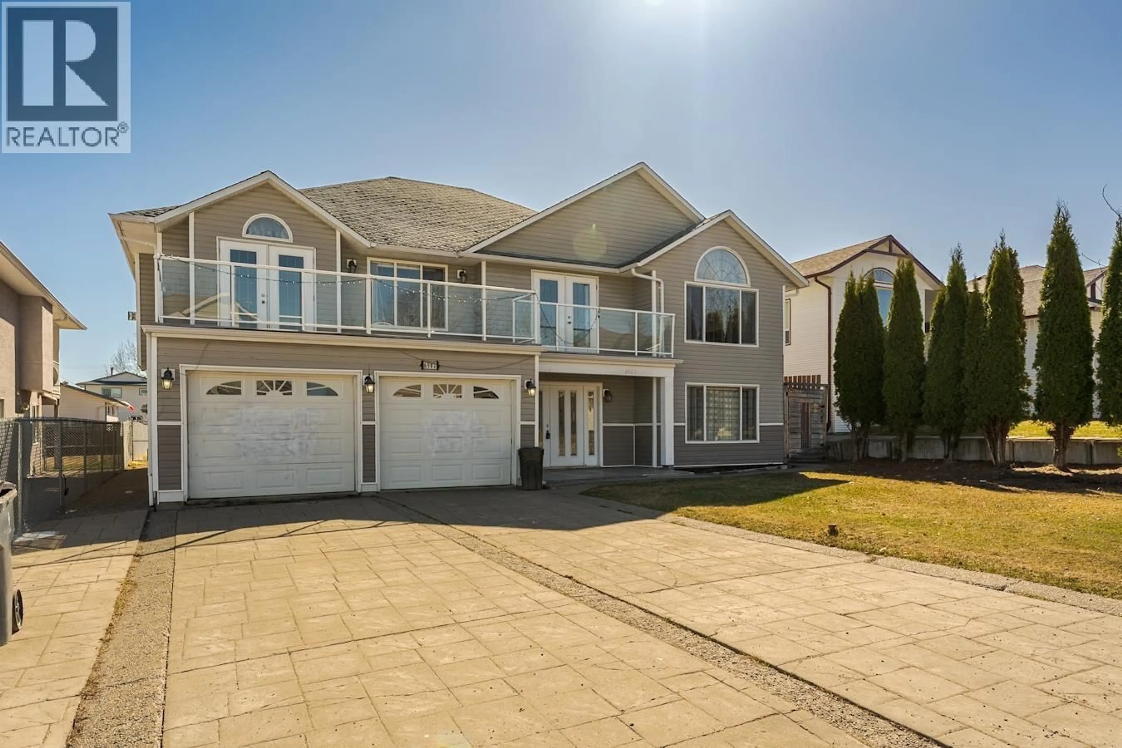 Home with vinyl exterior material, street for 6982 EUGENE ROAD, Prince George British Columbia V2N5P6