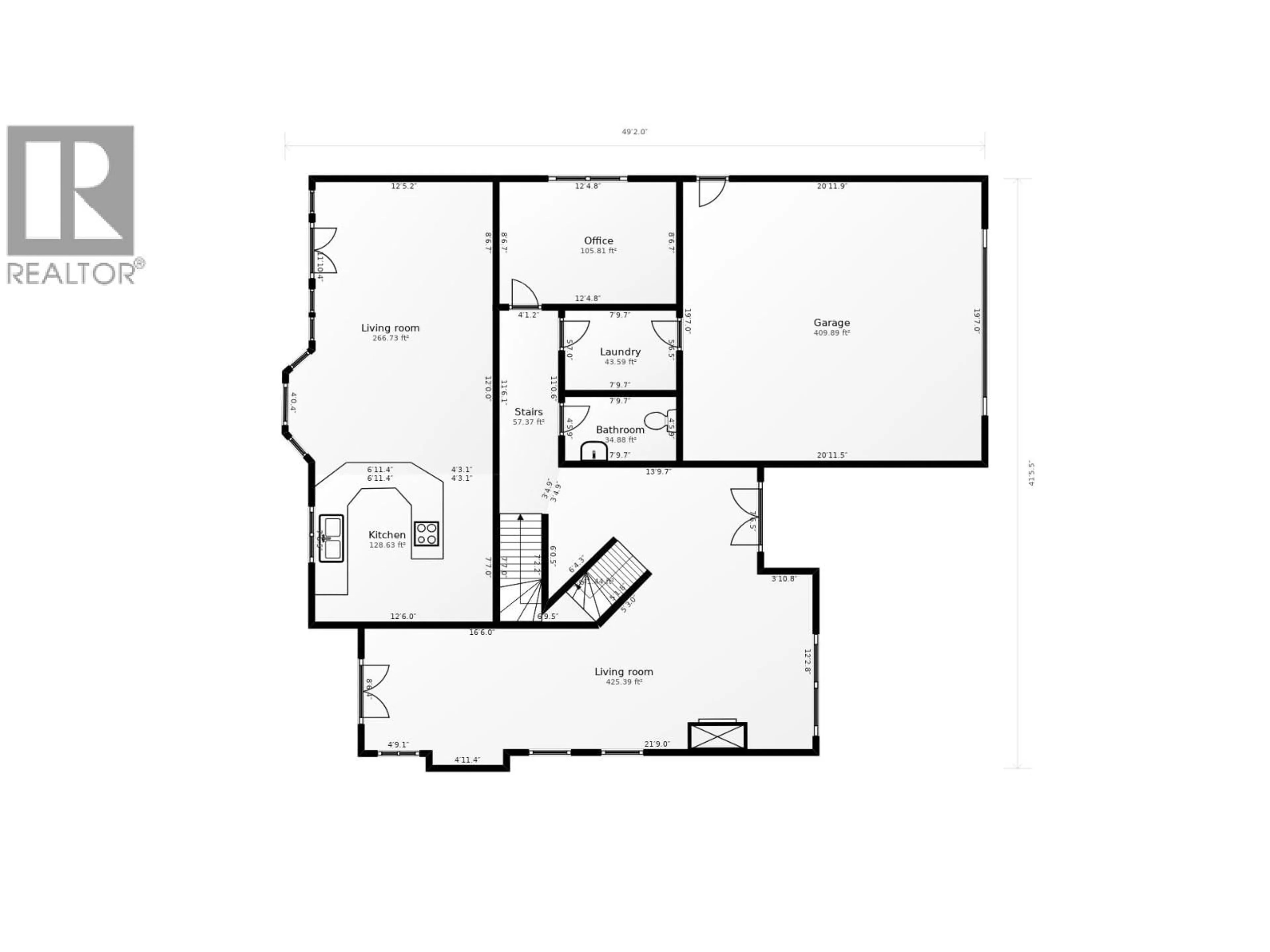 Floor plan for 12854 BENS ROAD, Charlie Lake British Columbia V0C1H0