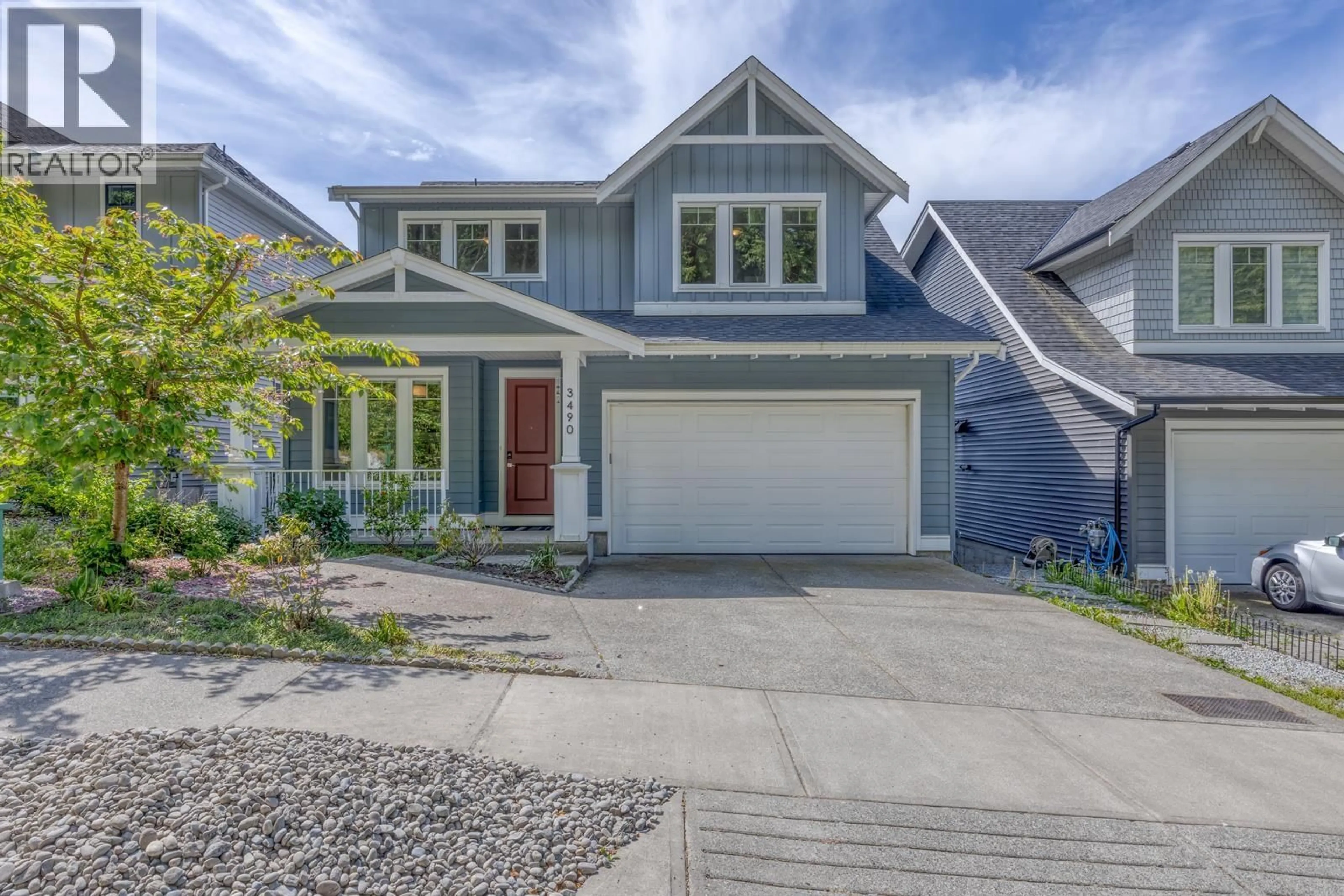 Home with vinyl exterior material, street for 3490 DANIELSON DRIVE, Coquitlam British Columbia V3E0N4