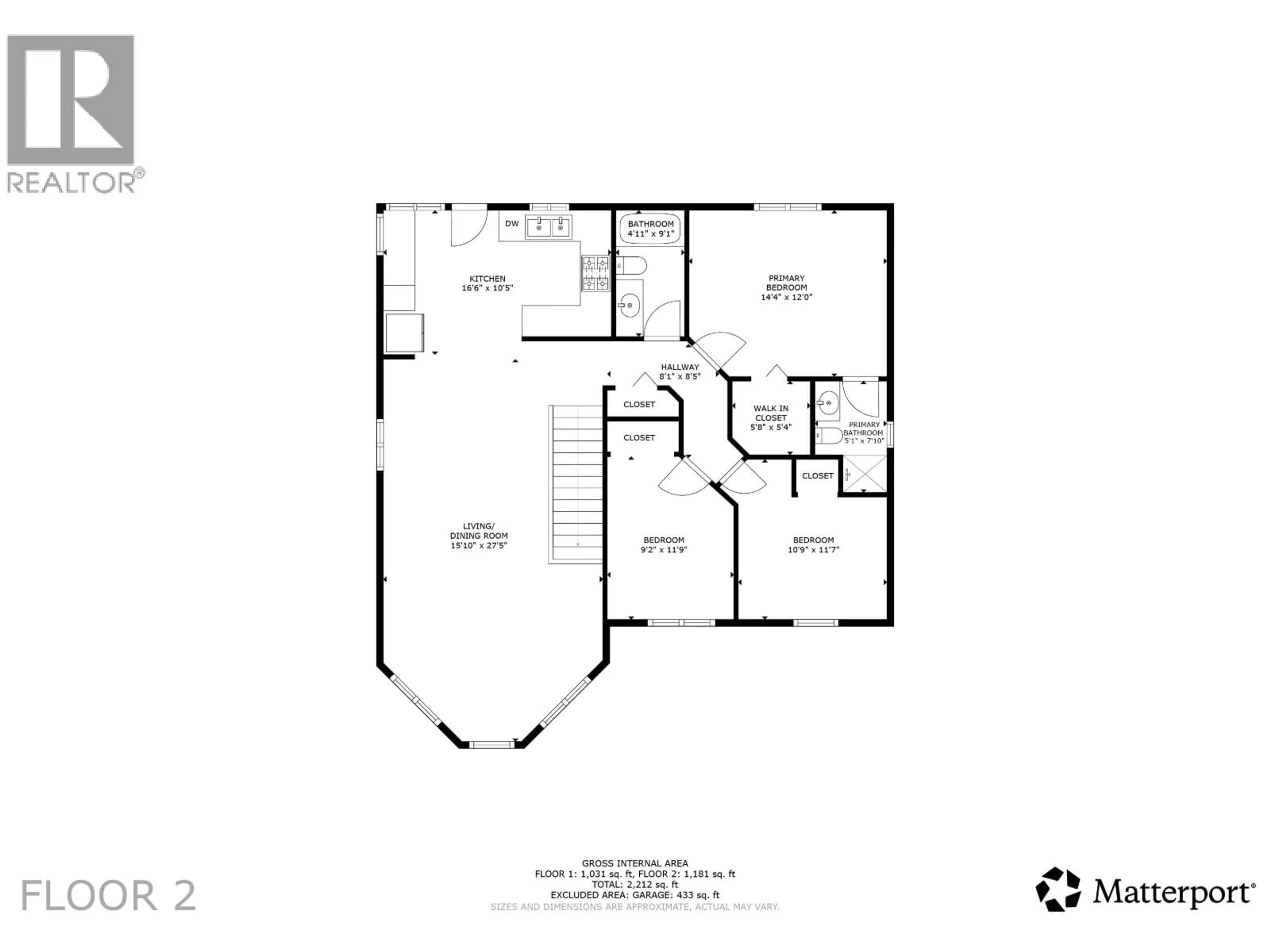 Floor plan for 8916 84A STREET, Fort St. John British Columbia V1J6T1