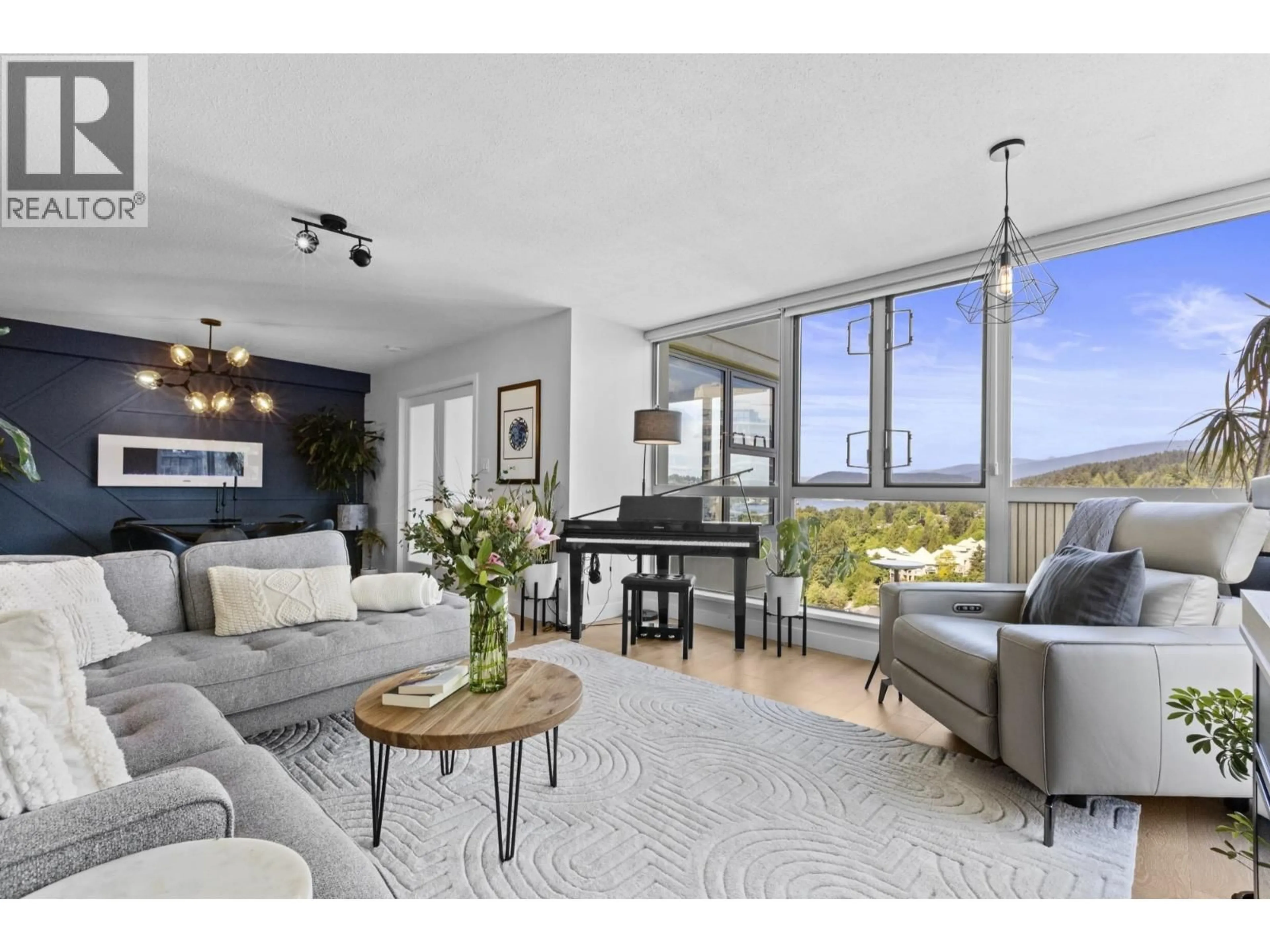 Living room with furniture, unknown for 1706 - 295 GUILDFORD WAY, Port Moody British Columbia V3H5N3