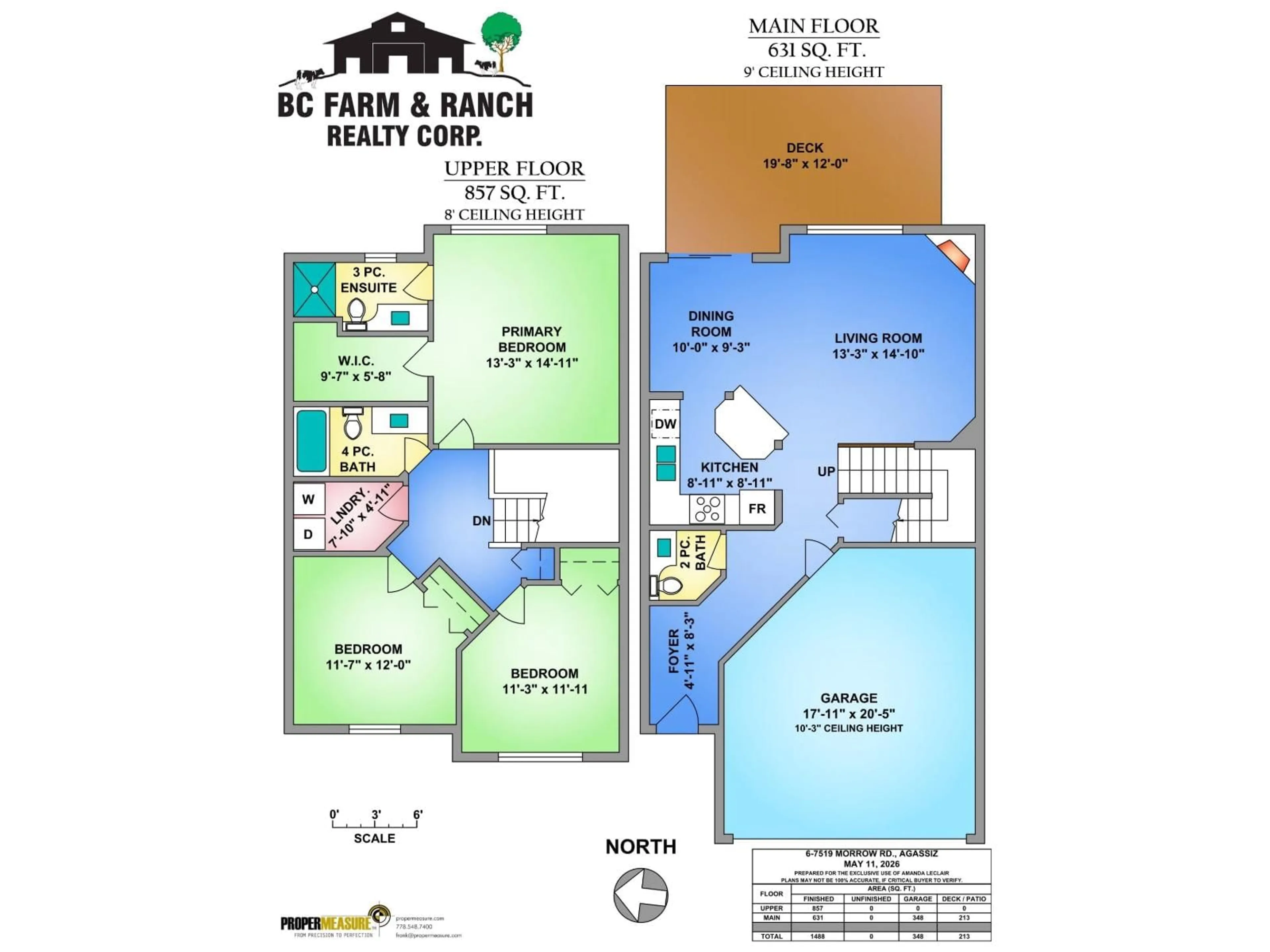 Floor plan for 6 - 7519 MORROW ROAD, Agassiz British Columbia V0M1A2