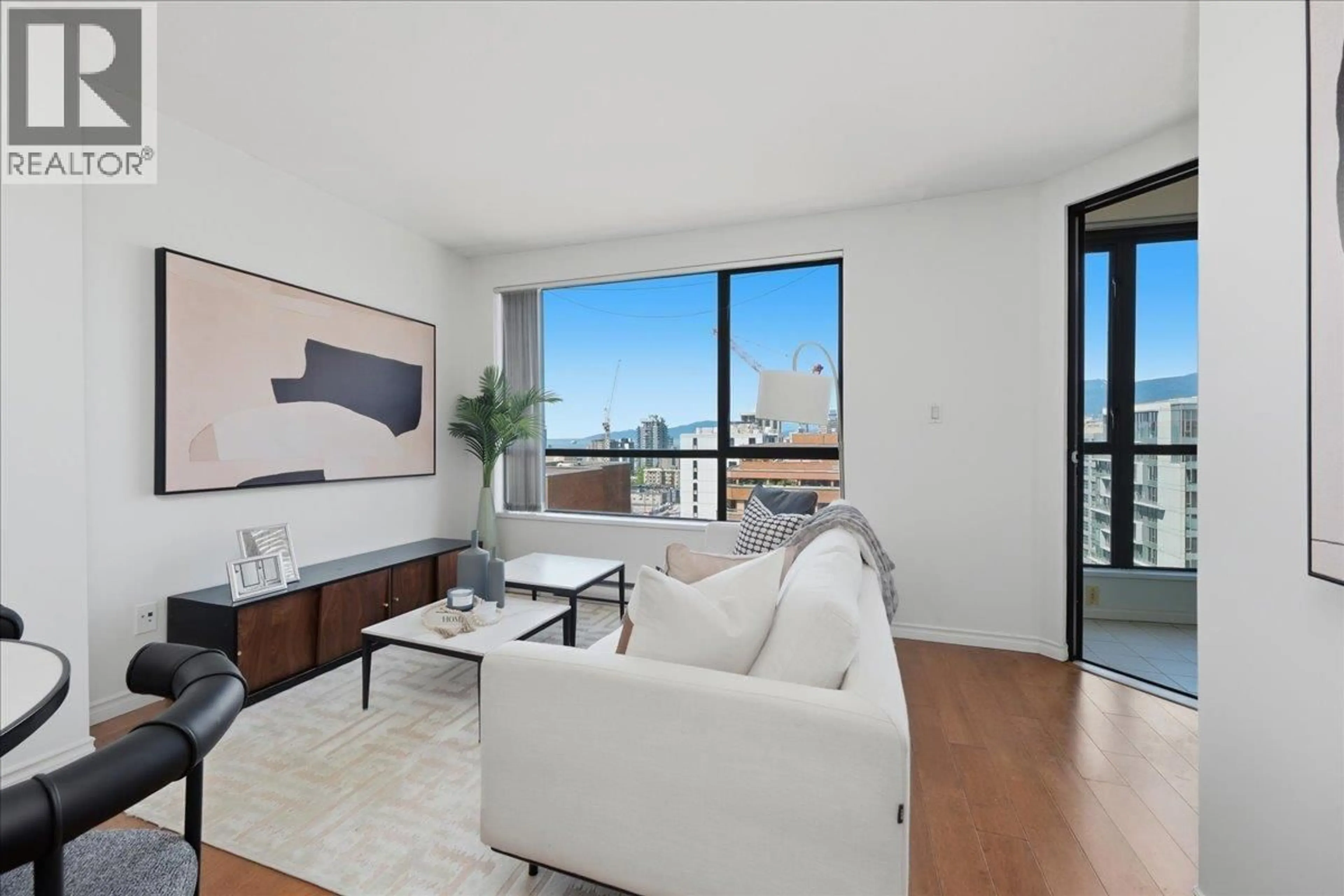 Living room with furniture, unknown for 2409 - 1189 HOWE STREET, Vancouver British Columbia V6Z2X4