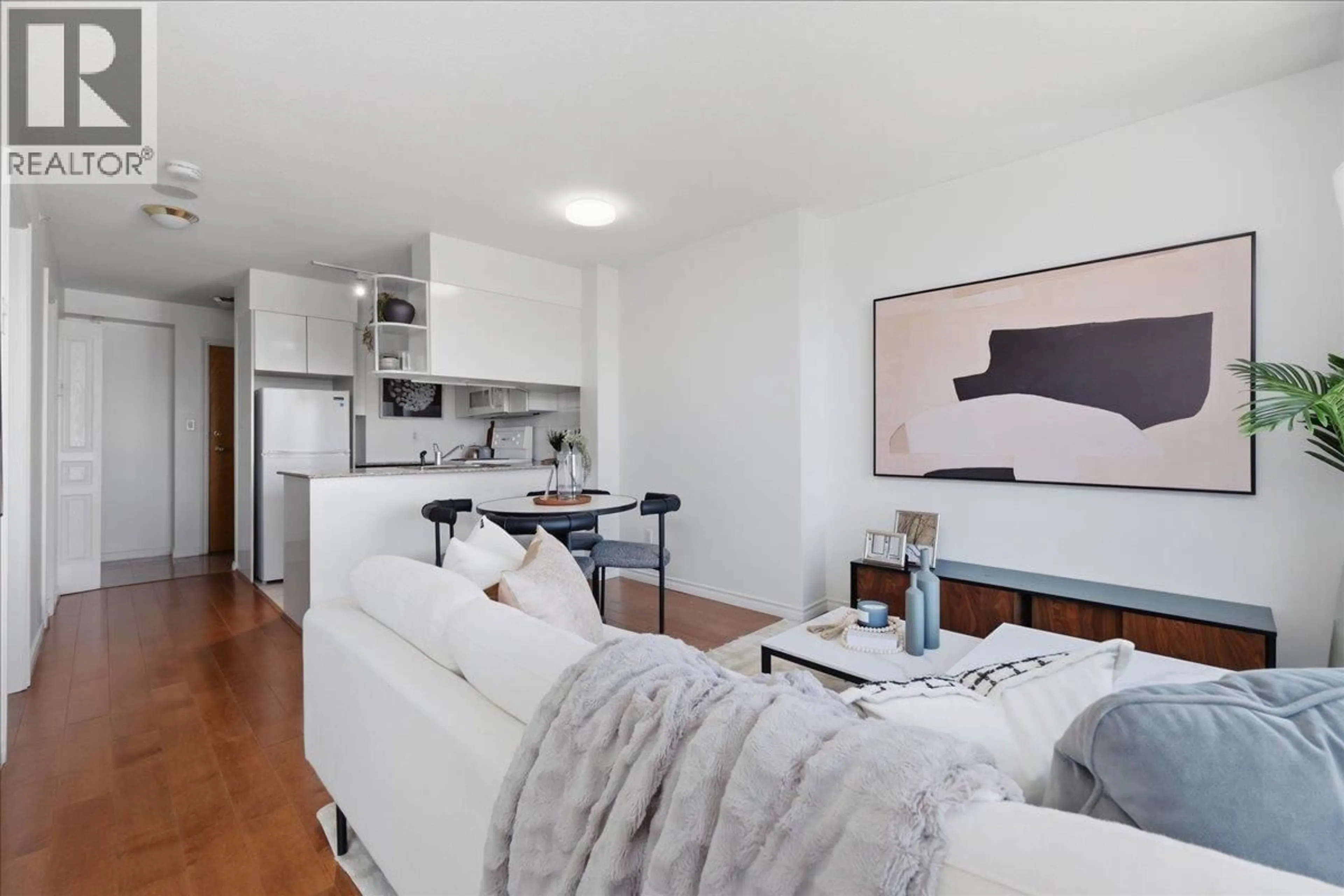 Living room with furniture, unknown for 2409 - 1189 HOWE STREET, Vancouver British Columbia V6Z2X4