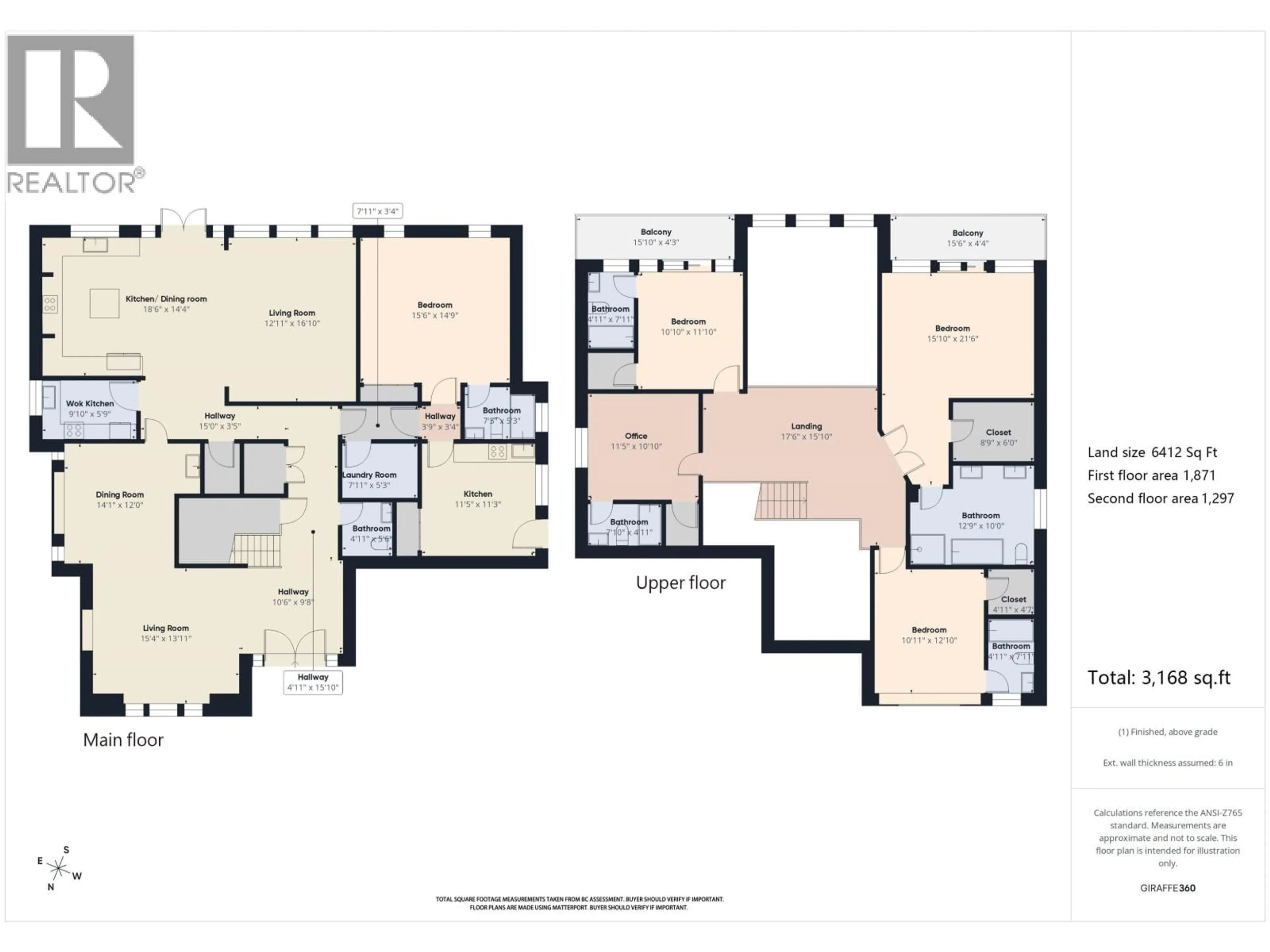 Floor plan for 6280 MARA COURT, Richmond British Columbia V7C2P9
