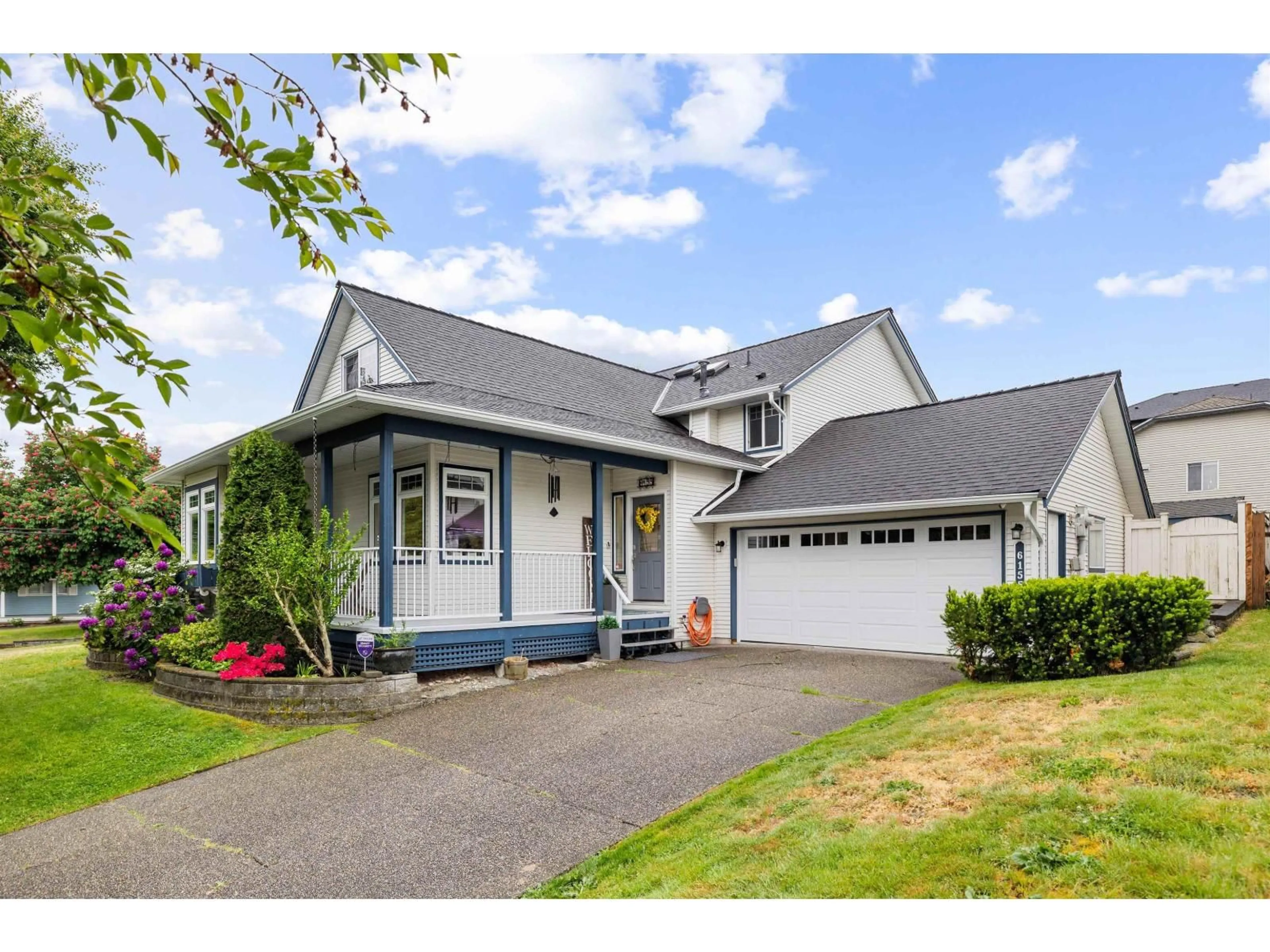 Home with vinyl exterior material, street for 6155 191A STREET, Surrey British Columbia V3S8C7