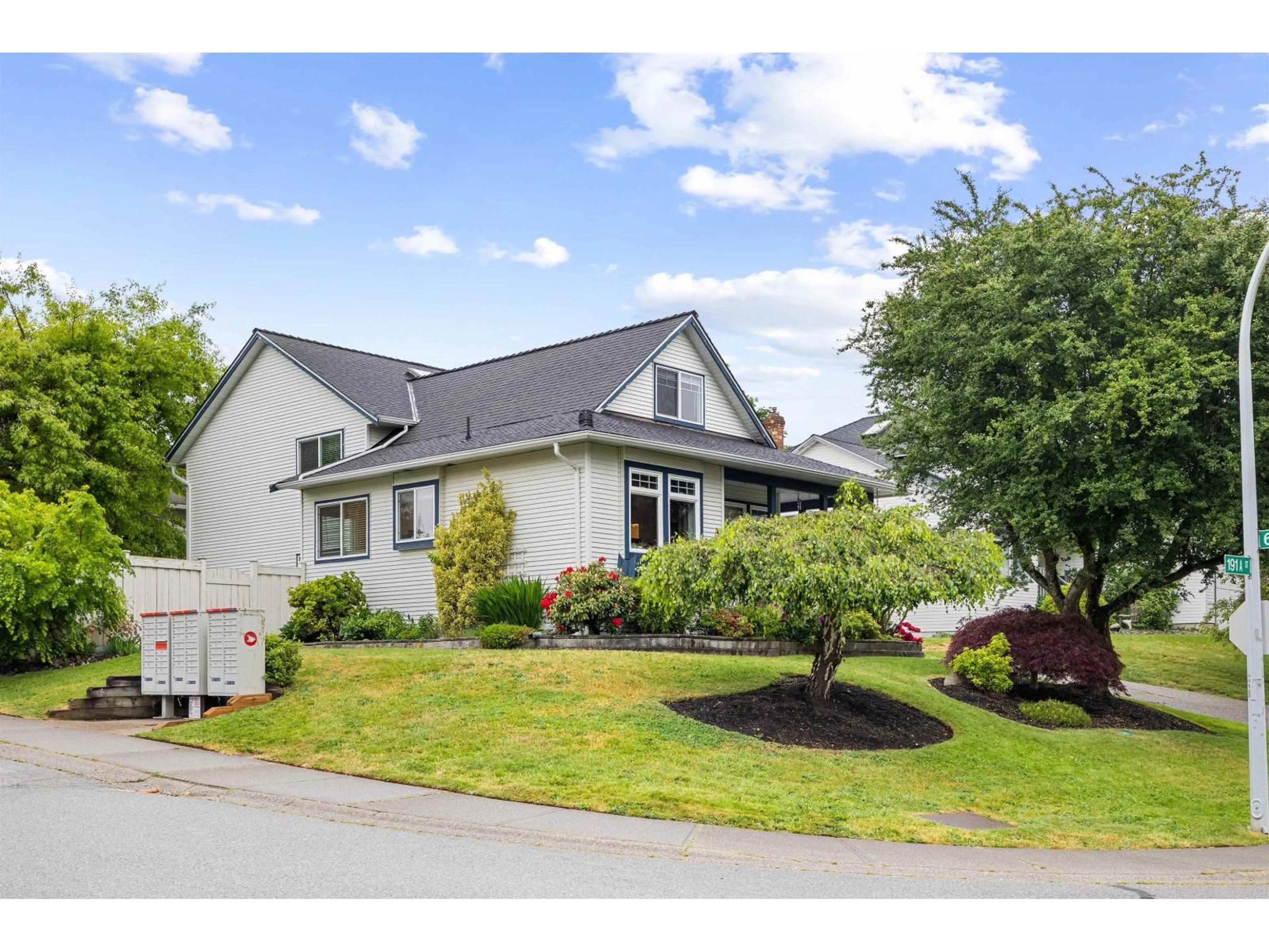 Home with vinyl exterior material, street for 6155 191A STREET, Surrey British Columbia V3S8C7