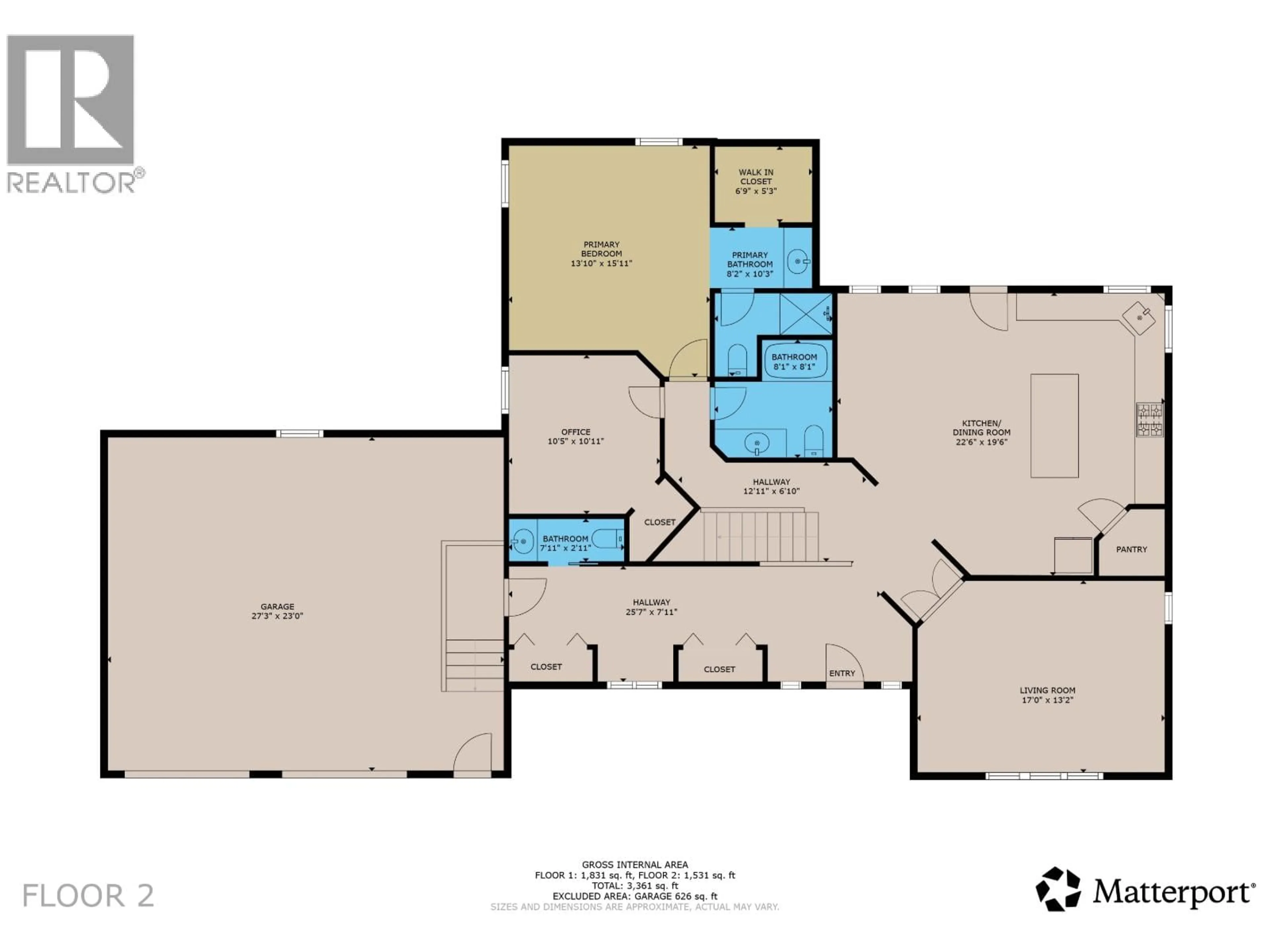 Floor plan for 13043 HUNTERS LANE, Charlie Lake British Columbia V0C1H0
