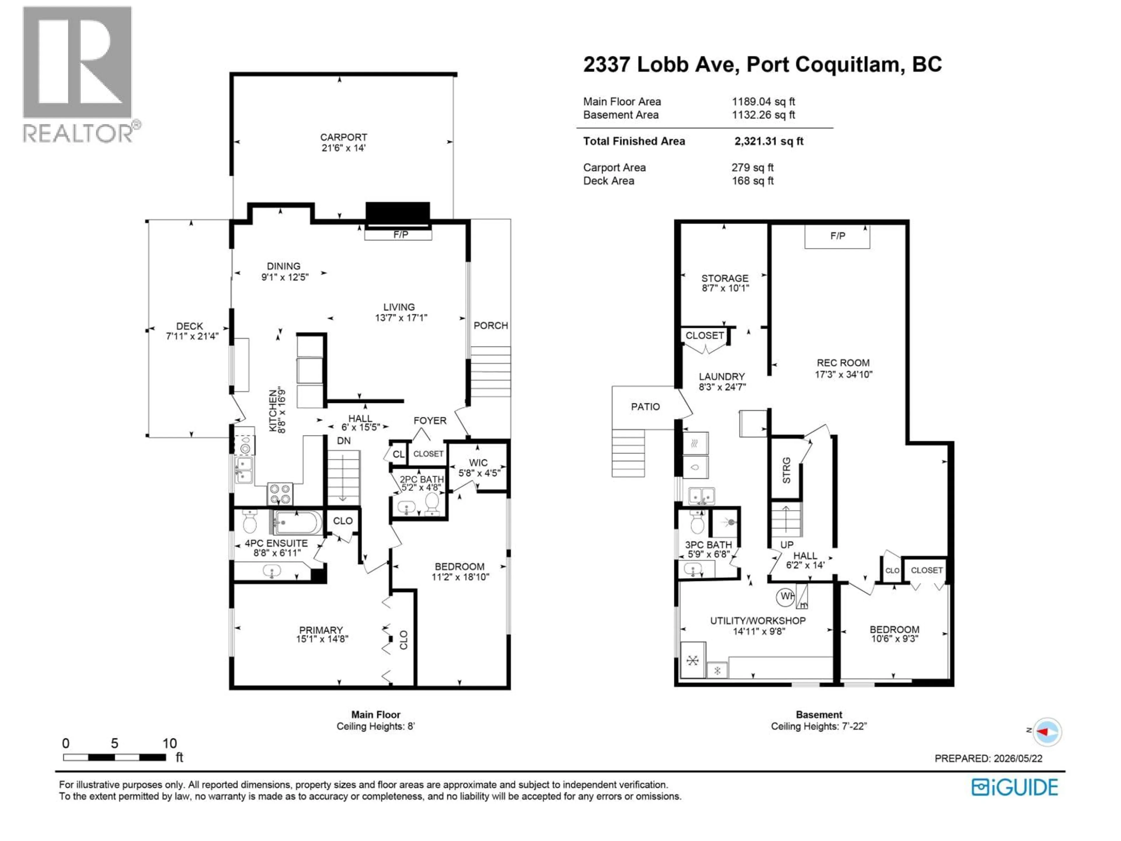 Floor plan for 2337 LOBB AVENUE, Port Coquitlam British Columbia V3C1M7