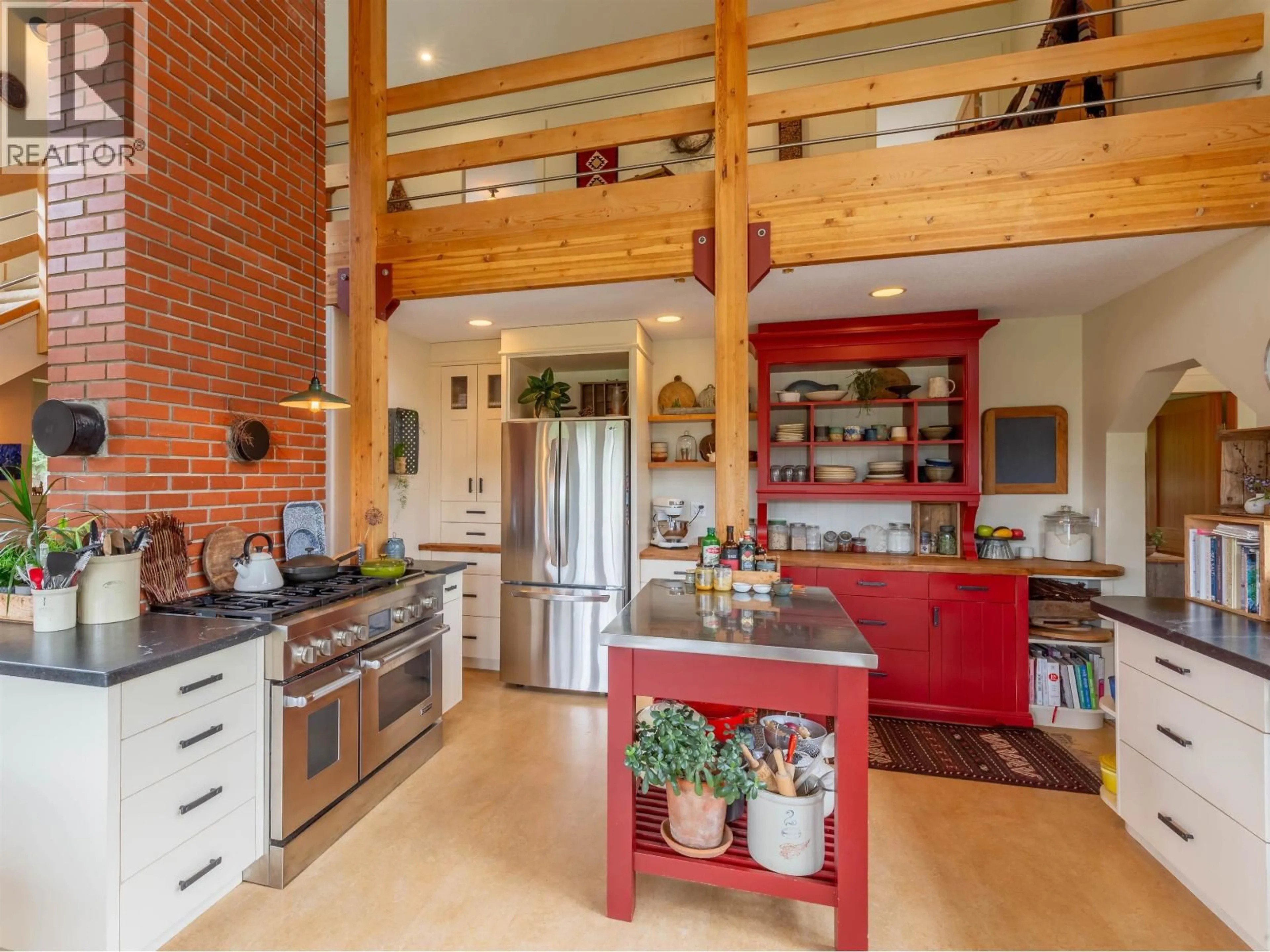 Open concept kitchen, ceramic/tile floor for 21471 - TELKWA HIGH ROAD, Smithers British Columbia V0J2N7