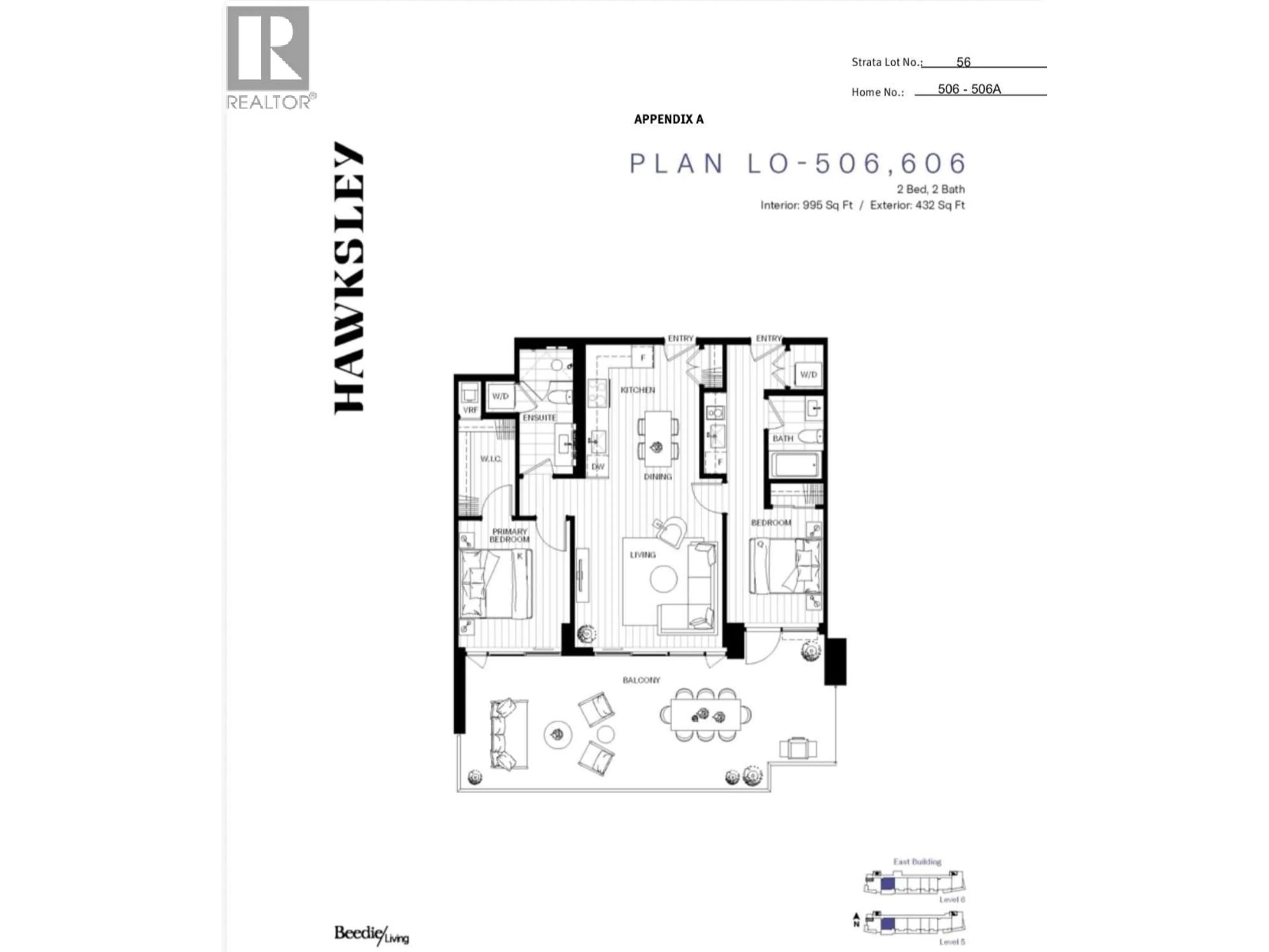 Floor plan for 506506A - 3963 UPLANDS WAY, West Vancouver British Columbia V7B0B6