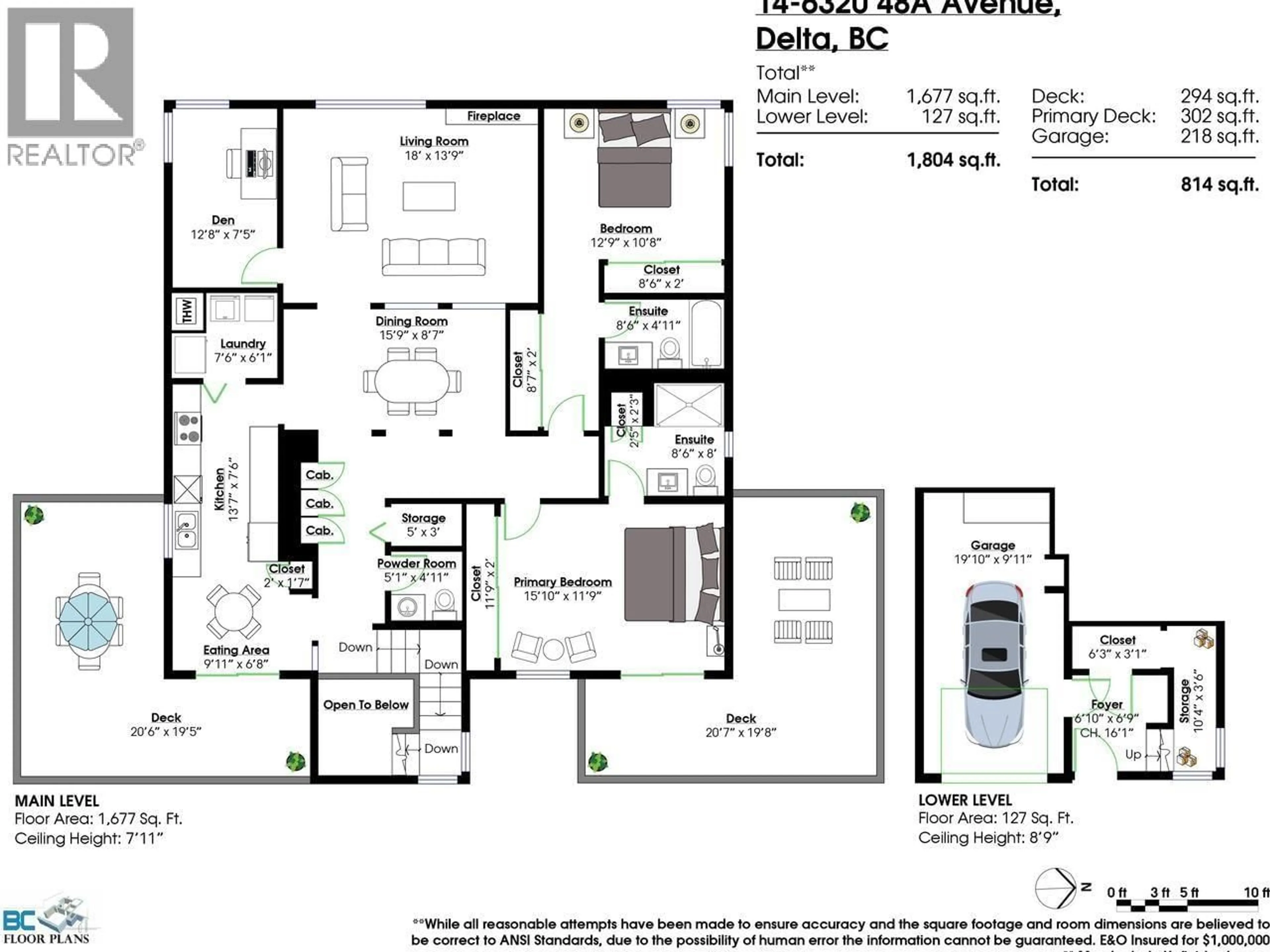 Floor plan for 14 - 6320 48A AVENUE, Delta British Columbia V4K4W3