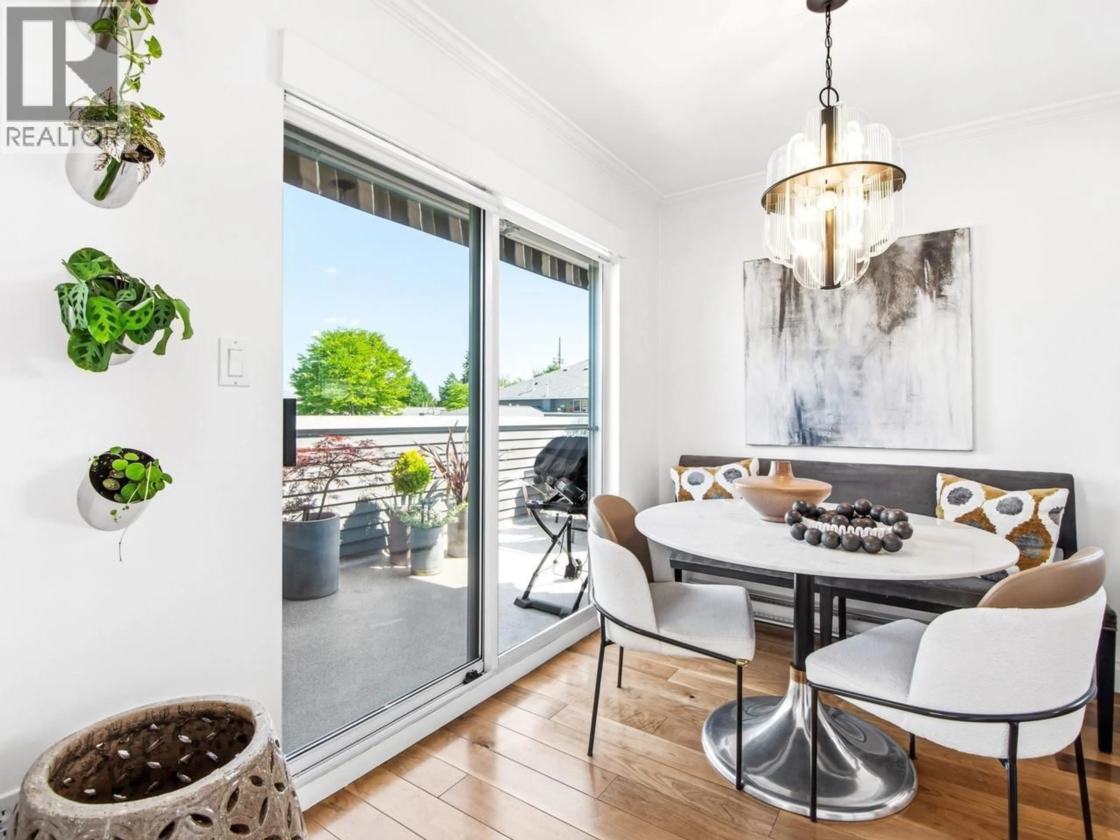 Dining room, wood/laminate floor for 14 - 6320 48A AVENUE, Delta British Columbia V4K4W3