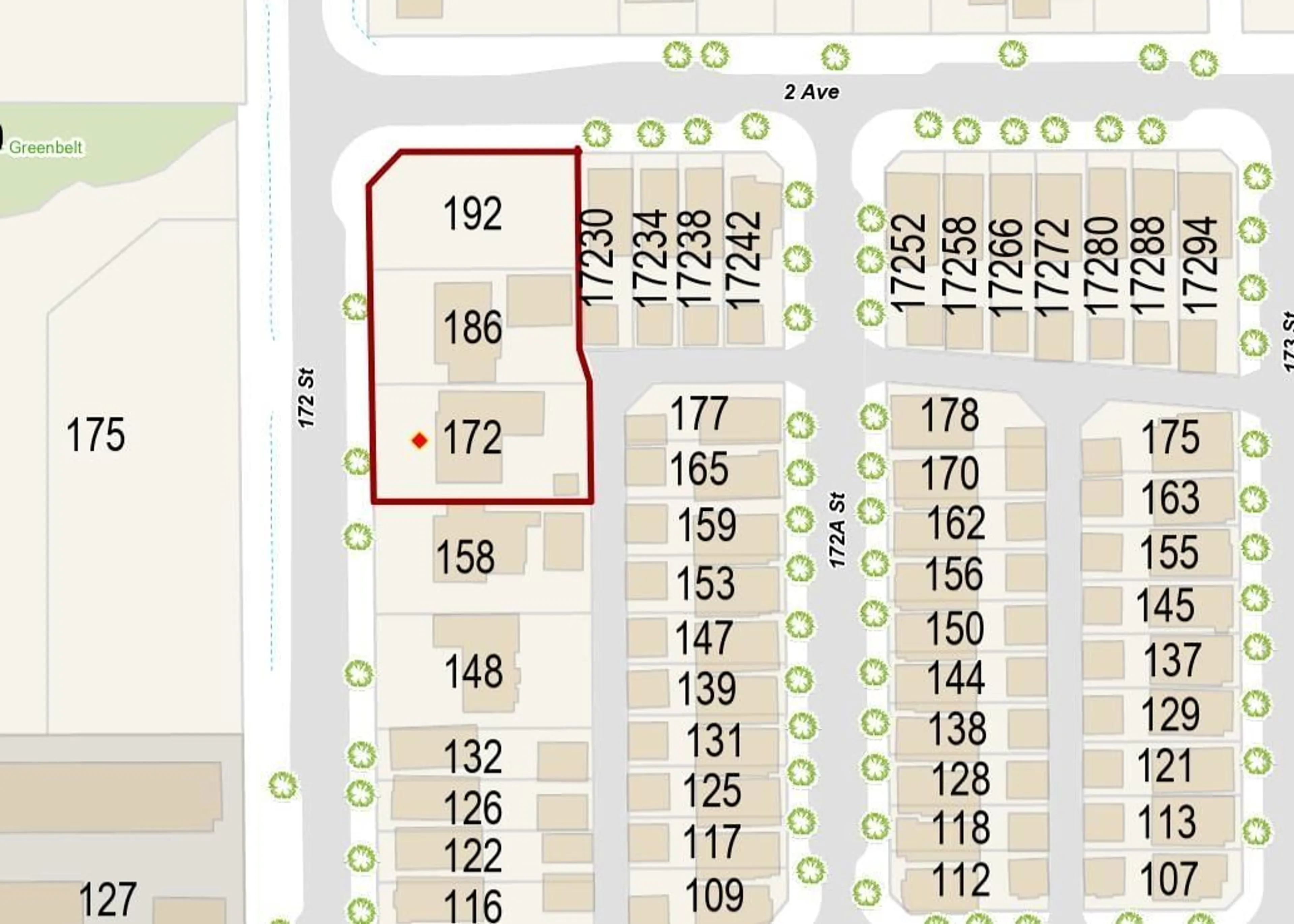 Picture of a map for 186 172 STREET, Surrey British Columbia V3S9R2