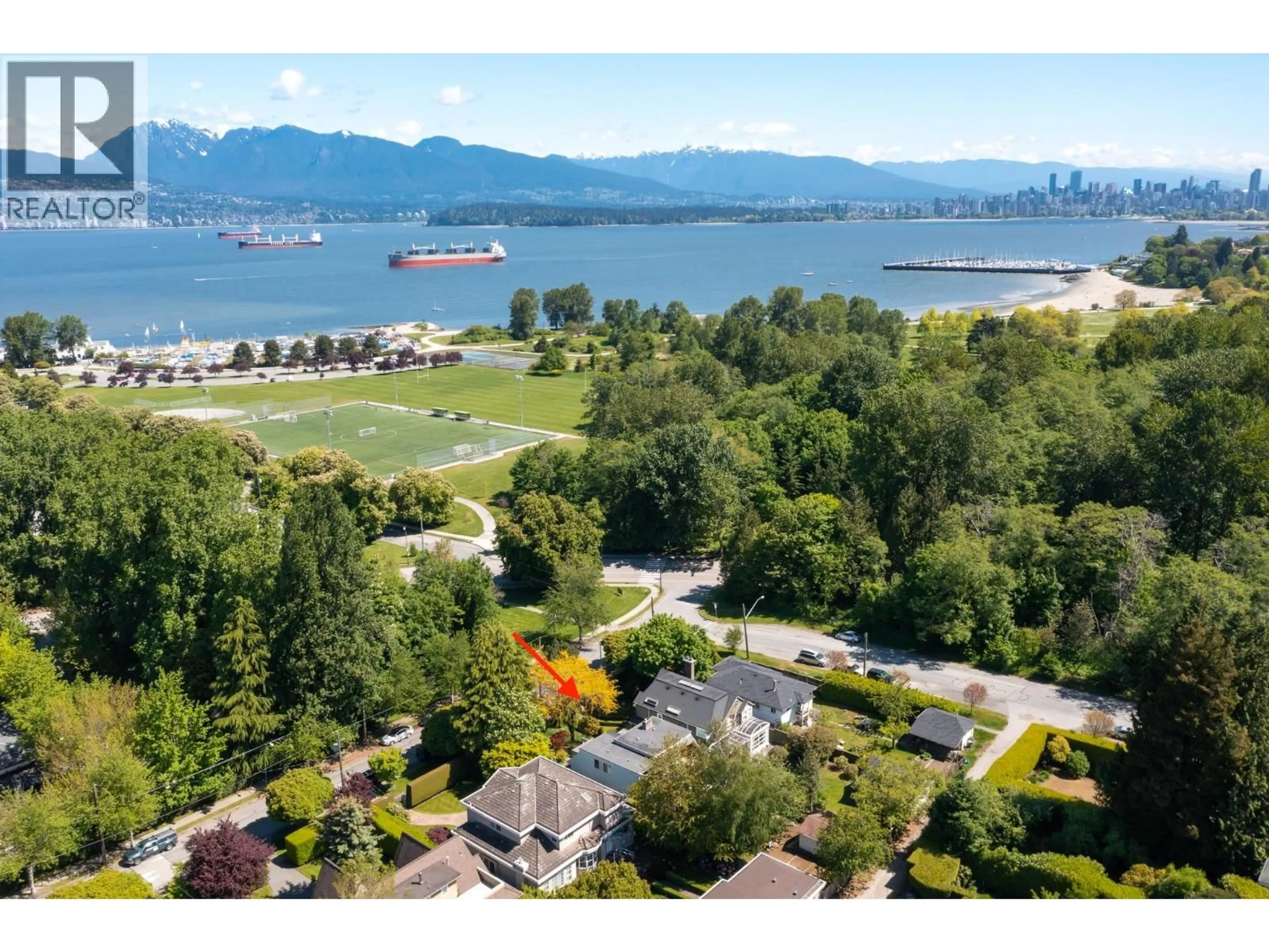 A pic from outside/outdoor area/front of a property/back of a property/a pic from drone, water/lake/river/ocean view for 4316 2ND AVENUE, Vancouver British Columbia V6R1K3