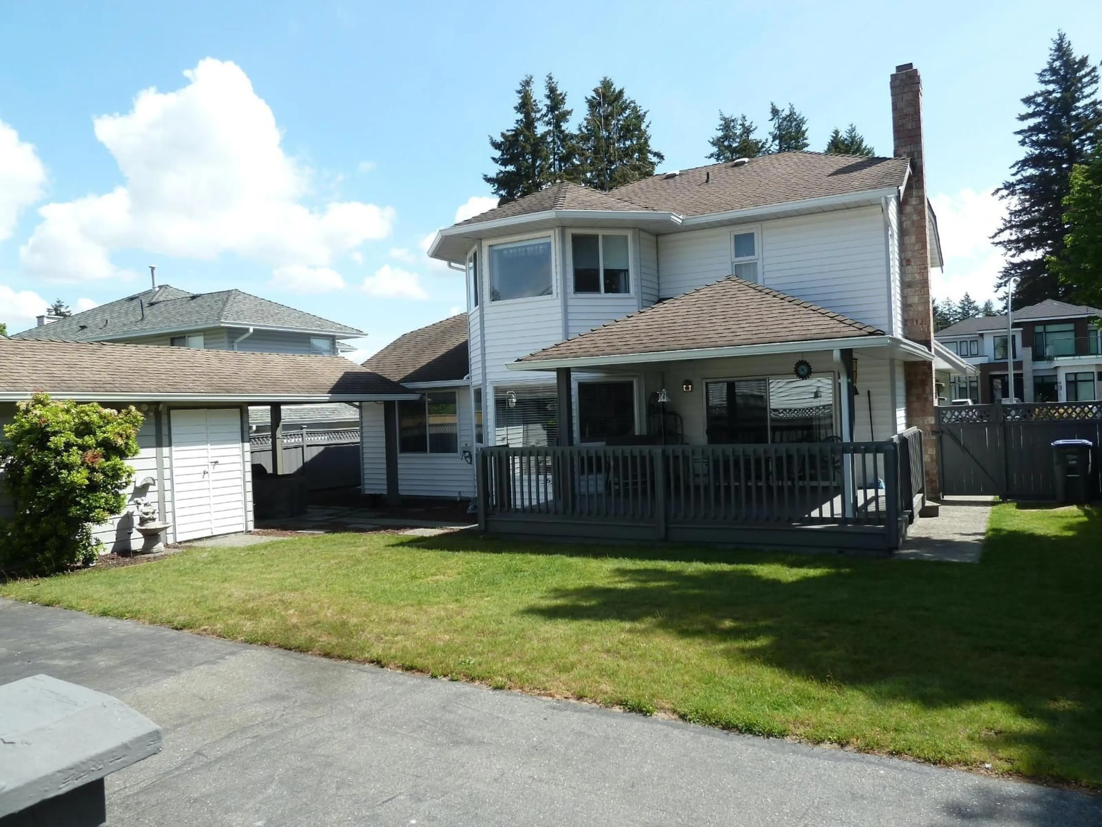 Home with vinyl exterior material, street for 5973 135 STREET, Surrey British Columbia V3X1L2
