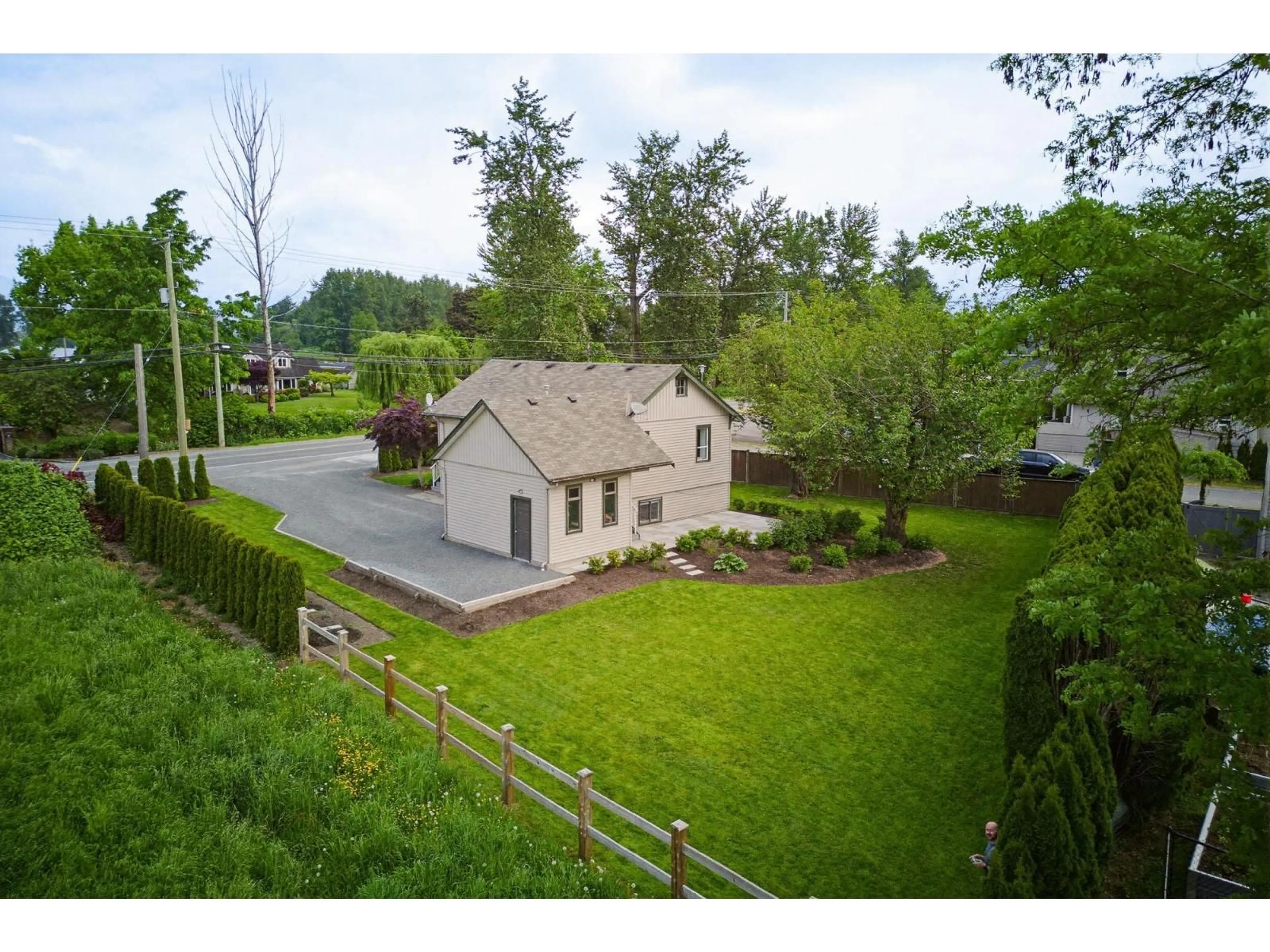 A pic from outside/outdoor area/front of a property/back of a property/a pic from drone, street for 50750 YALE ROAD, Rosedale British Columbia V0X1X2